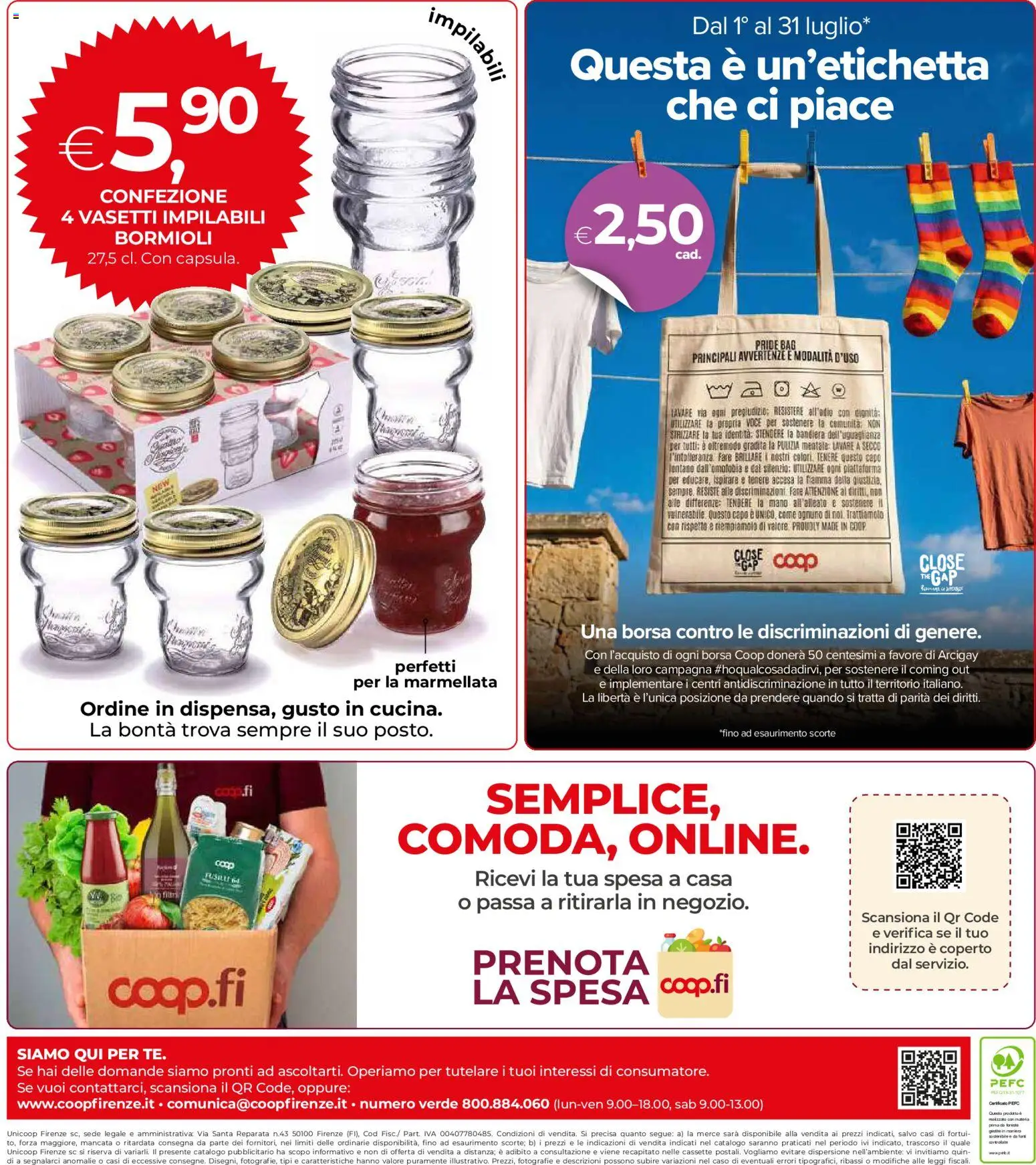 Volantino COOP del 16/07/2026 | Pagina: 40 | Prodotti: Pera, Borsa, Marmellata
