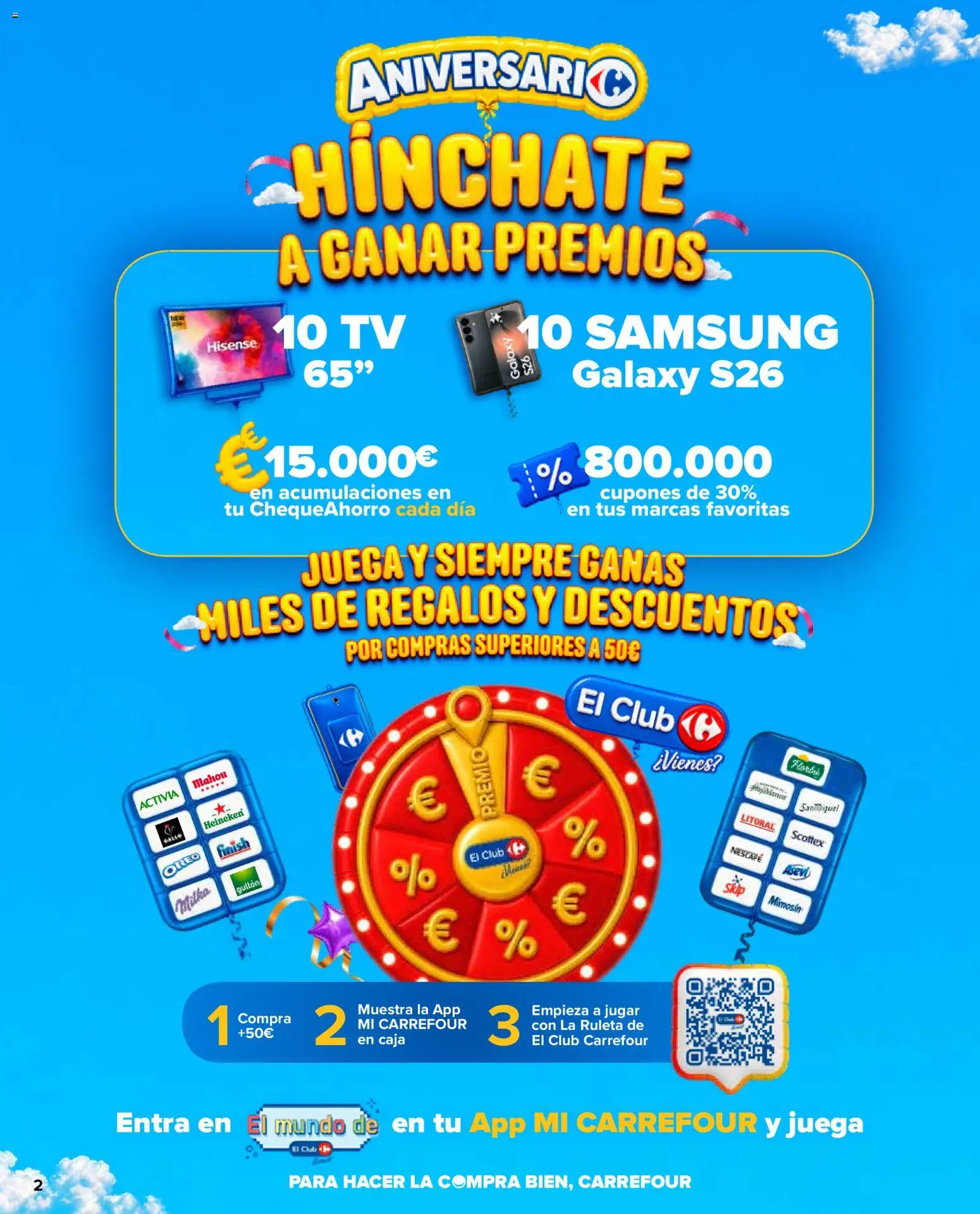 Carrefour Market folleto │ válido desde el 24/09/2026 | Página: 2 | Productos: Oreo, Juega, Heineken, Caja