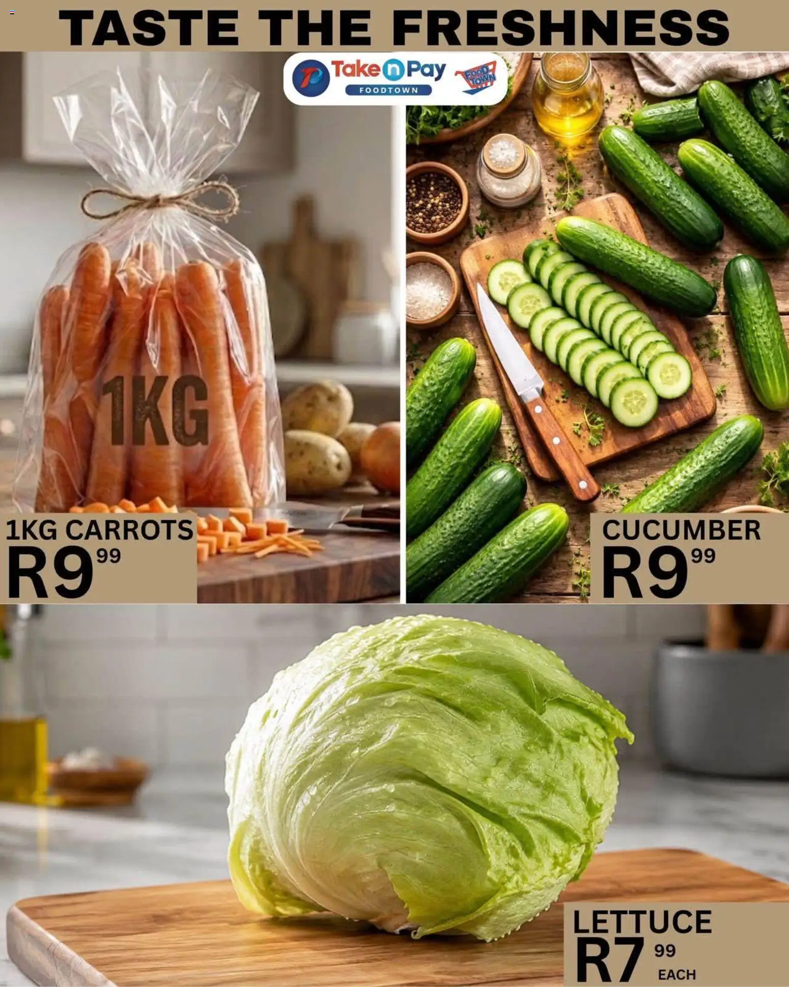 New Take n Pay catalogue – valid from 30/08/2026 | Page: 10 | Products: Carrots, Lettuce