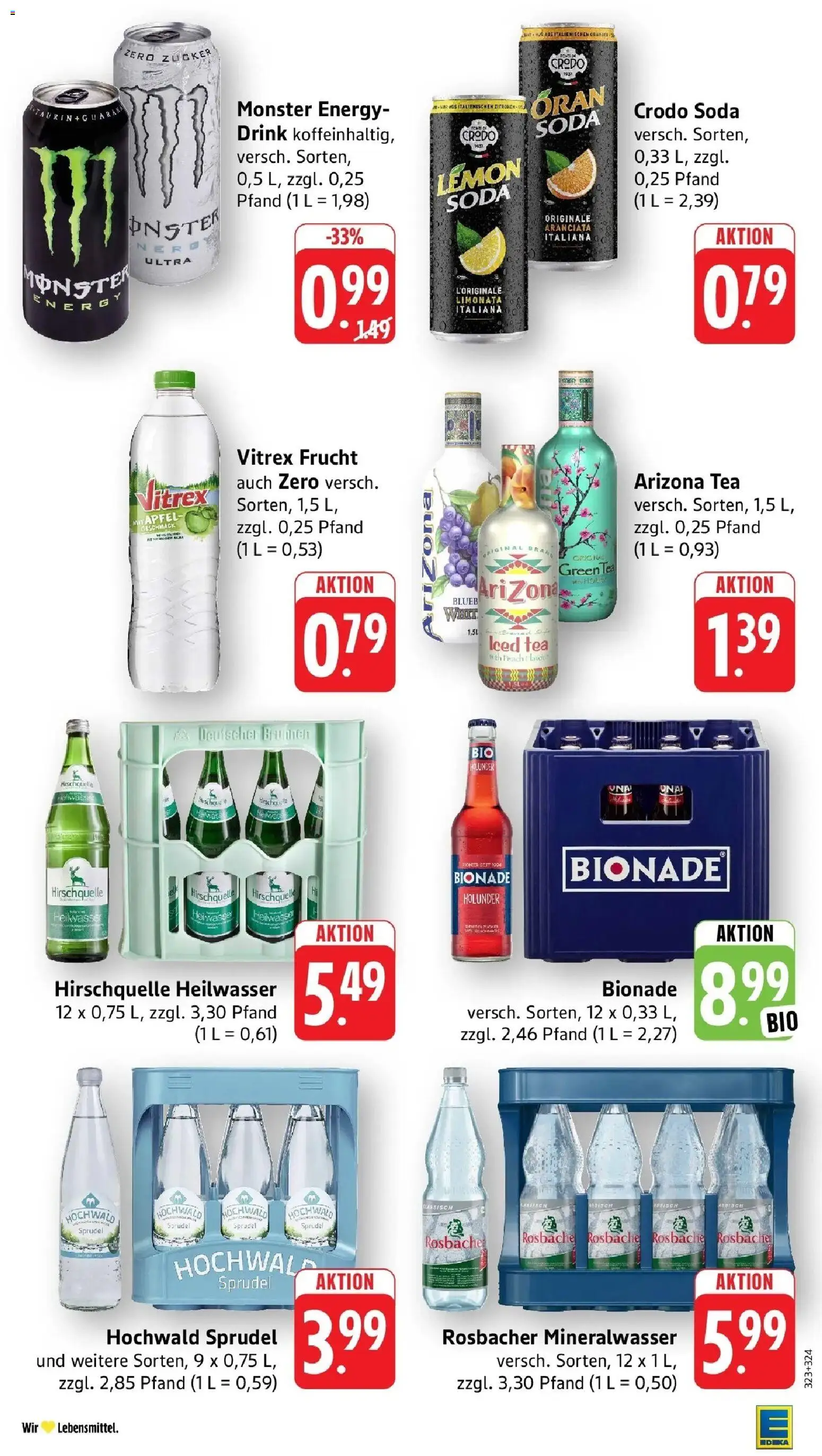 Edeka Prospekt Mutterstadt (ab 28.09.2026) » Angebote Online | Seite: 30 | Produkte: Äpfel, Orangen, Bionade, Mineralwasser