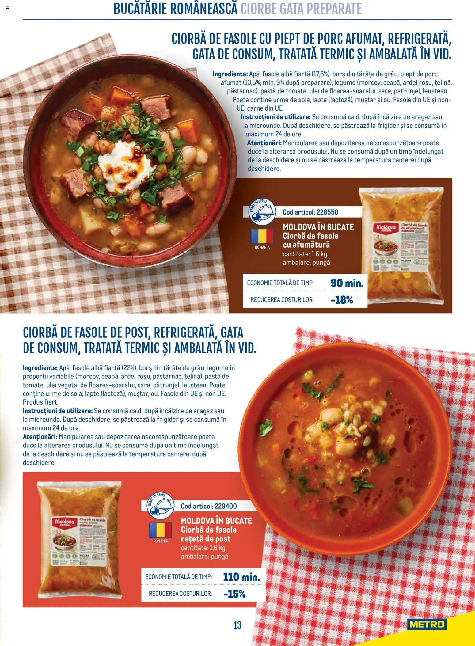 Noul catalog Metro – valabil de la 21.04.2026 | Pagină: 13 | Produse: Pungă, Alba, Frigider, Fasole albă