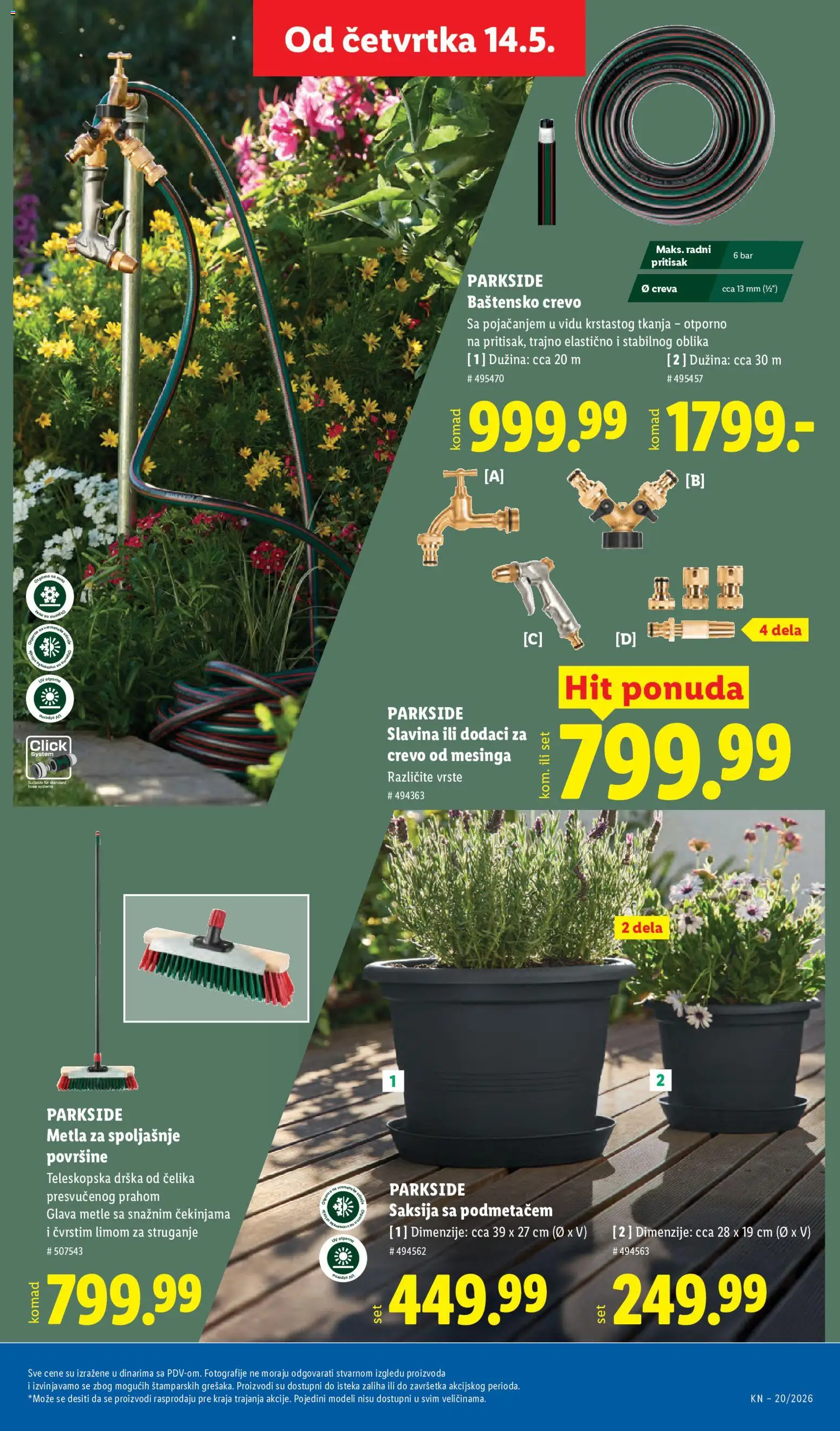 Lidl katalog - važi od 14.05.2026 | Strana: 71 | Proizvode: Parkside, Saksija