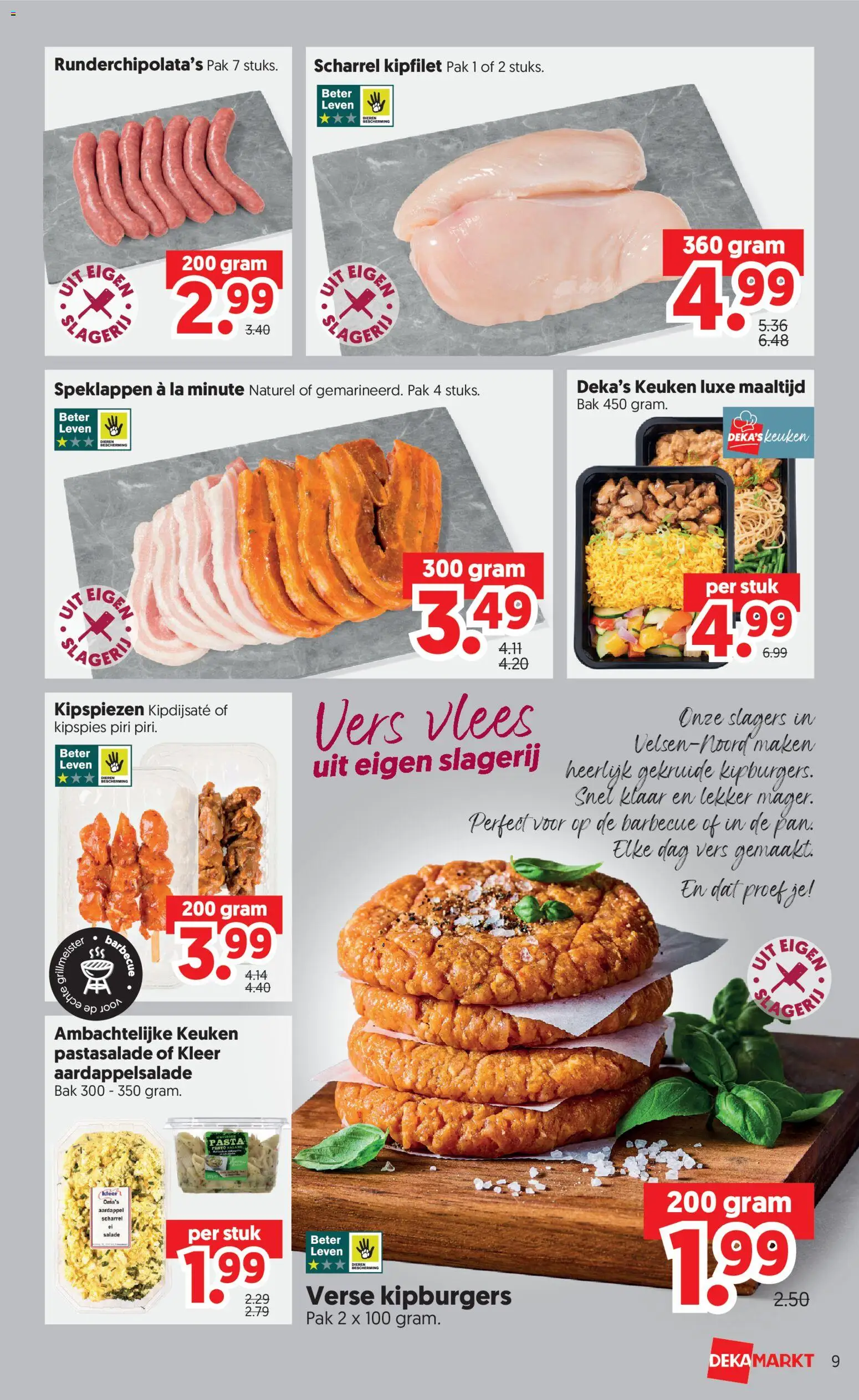 {H1} | Pagina: 9 | Producten: Aardappel, Pasta, Salade, La
