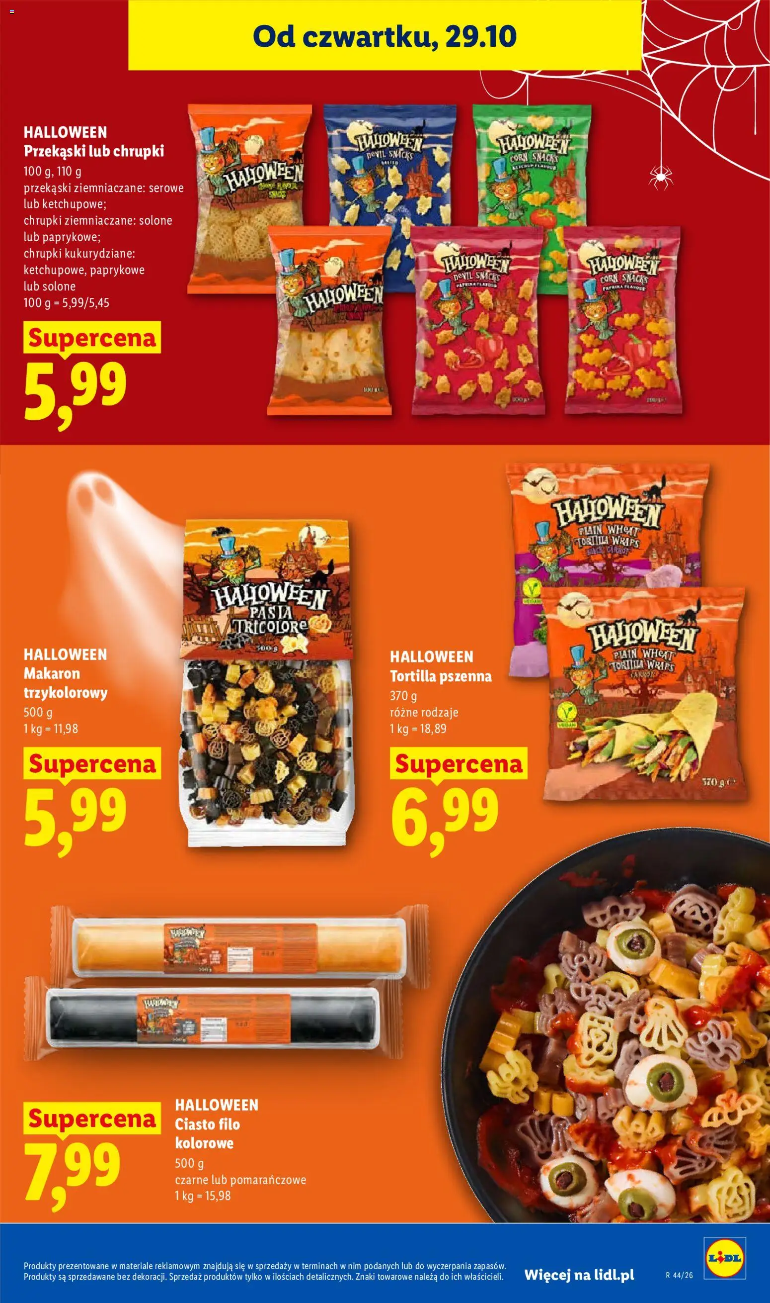Lidl Polsko leták od 29.10.2026 | Strana: 71 | Produkty: Tortilla wraps, Tortilla