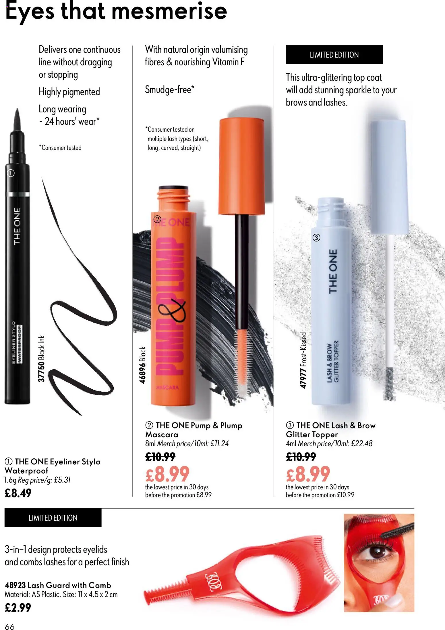 {H1} | Page: 66 | Products: Mascara, Eyeliner, Coat
