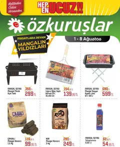 01 Ağustos 2026 tarihinden itibaren geçerli olan Özkuruşlar kataloğu önizlemesi | Sayfa: 2