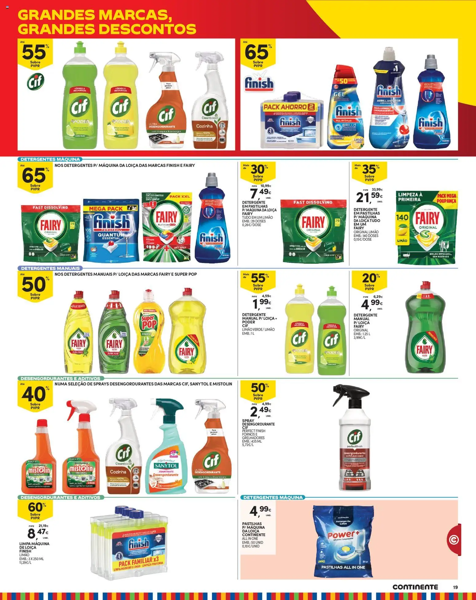 Continente Madeira │ válido de 18/08/2026 | Página: 19 | Produtos: Detergente