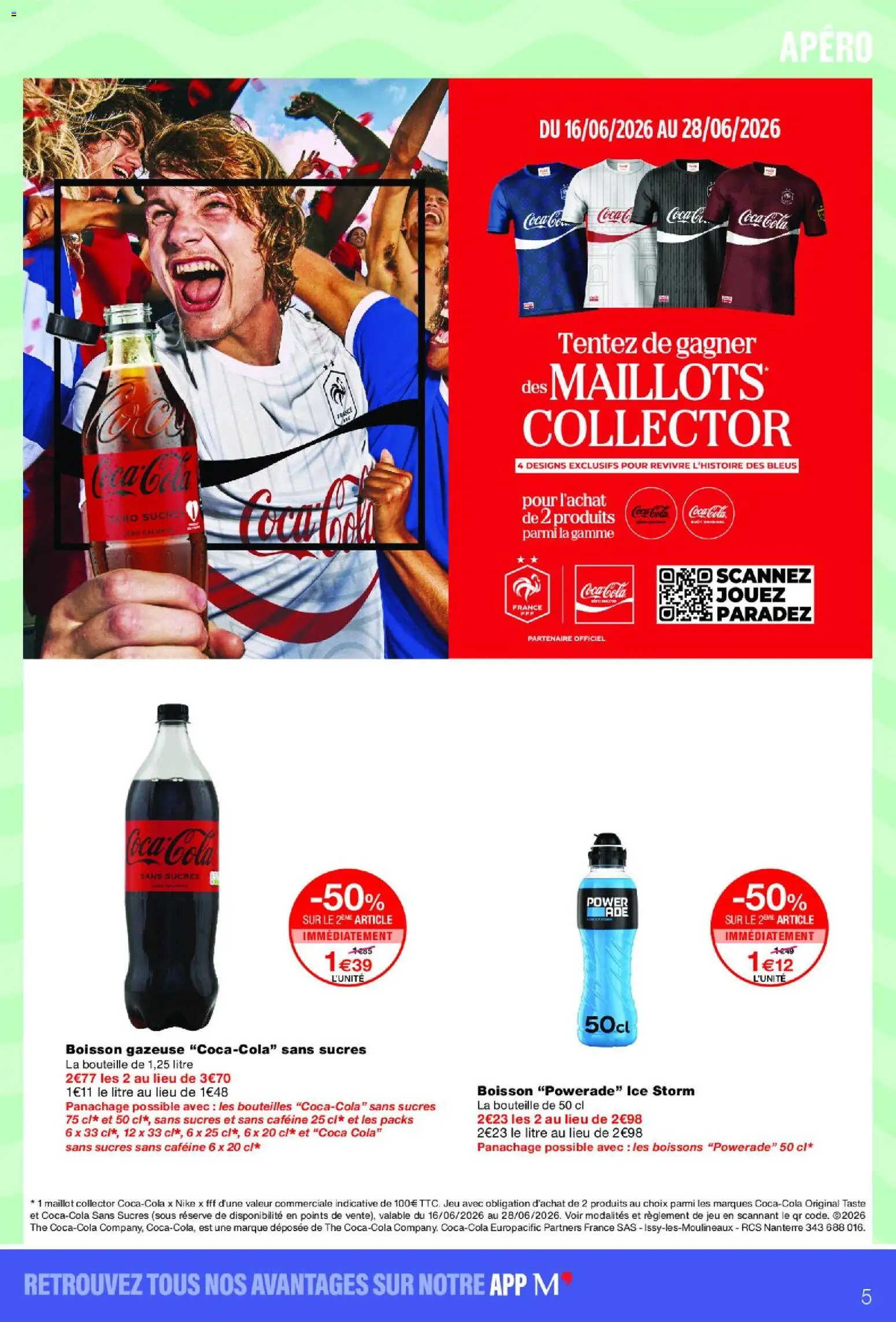 {H1} | Page: 5 | Produits: Sucre, Coca cola, Thé