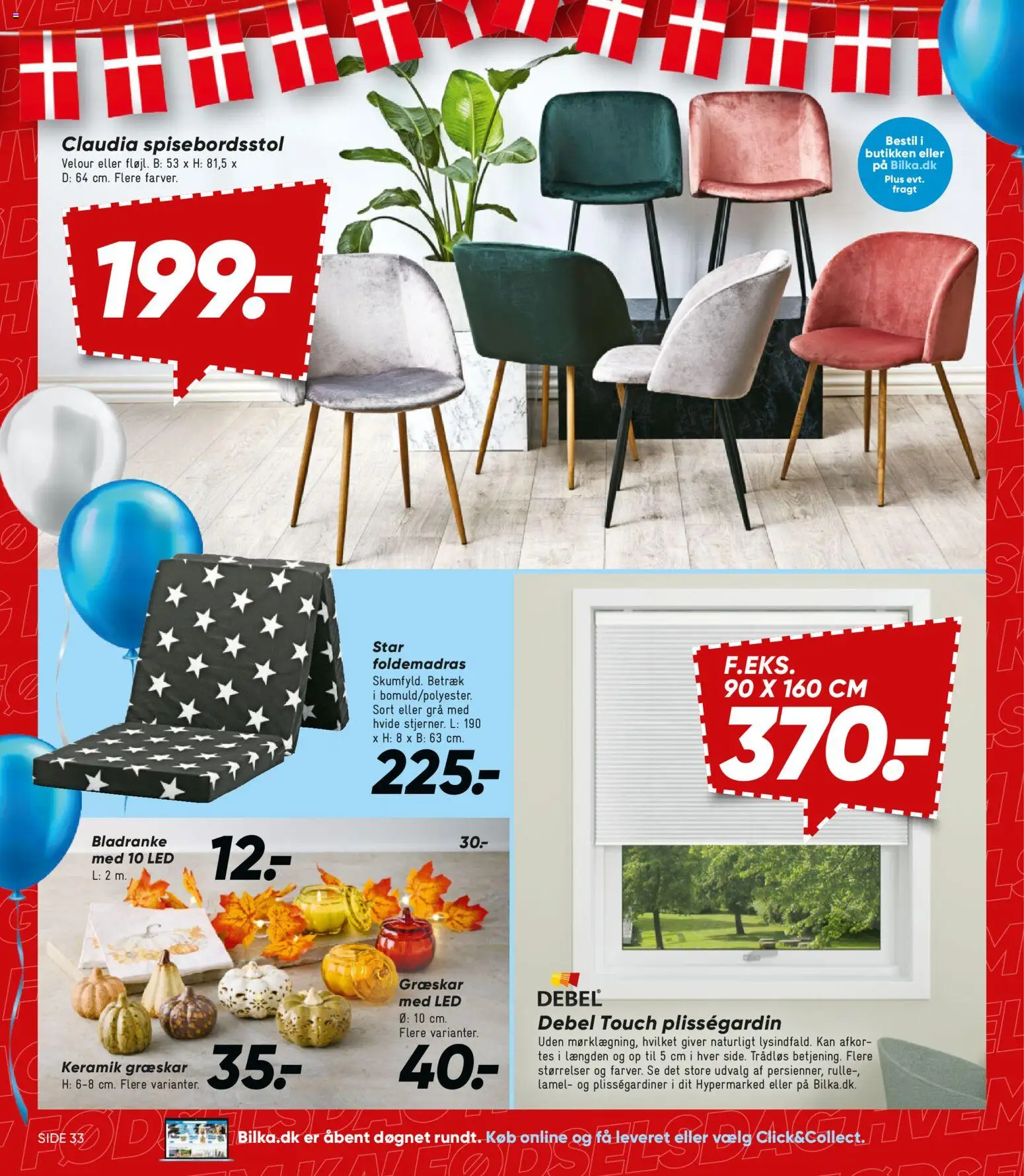 Bilka tilbudsavis – gyldig fra 04/09/2026 | Side: 38 | Produkter: Græskar, Plisségardin