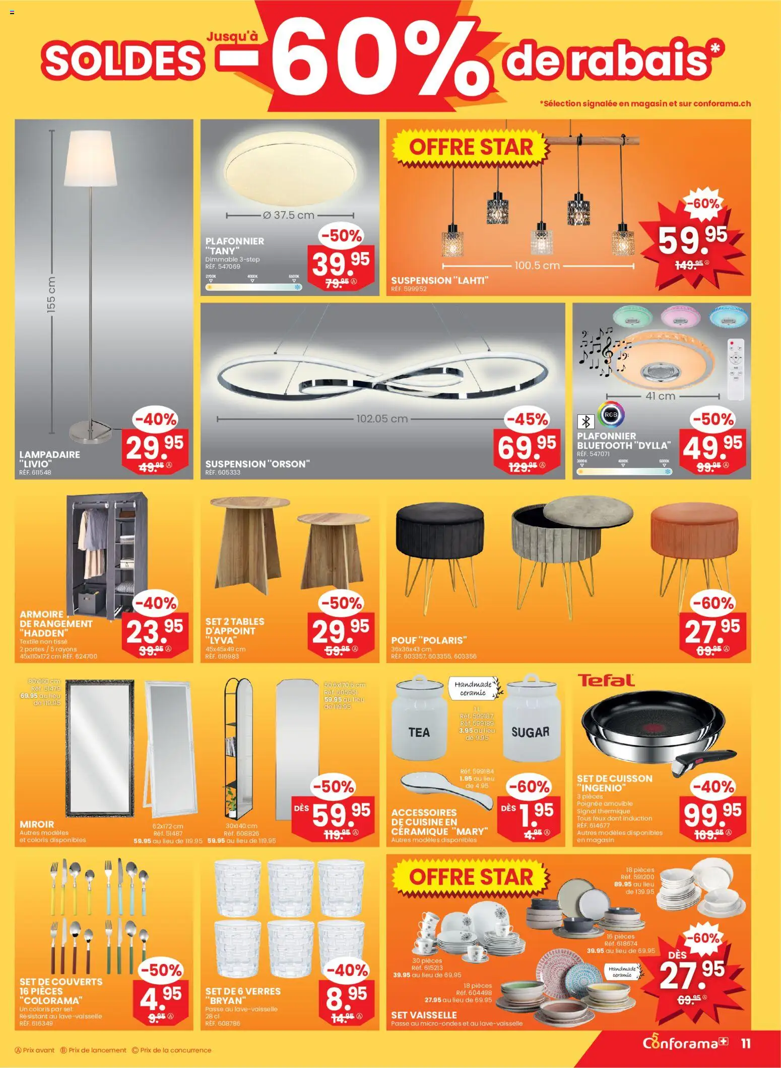 Conforama aktionen FR – gültig ab 24.06.2026 | Seite: 11 | Produkte: Pouf