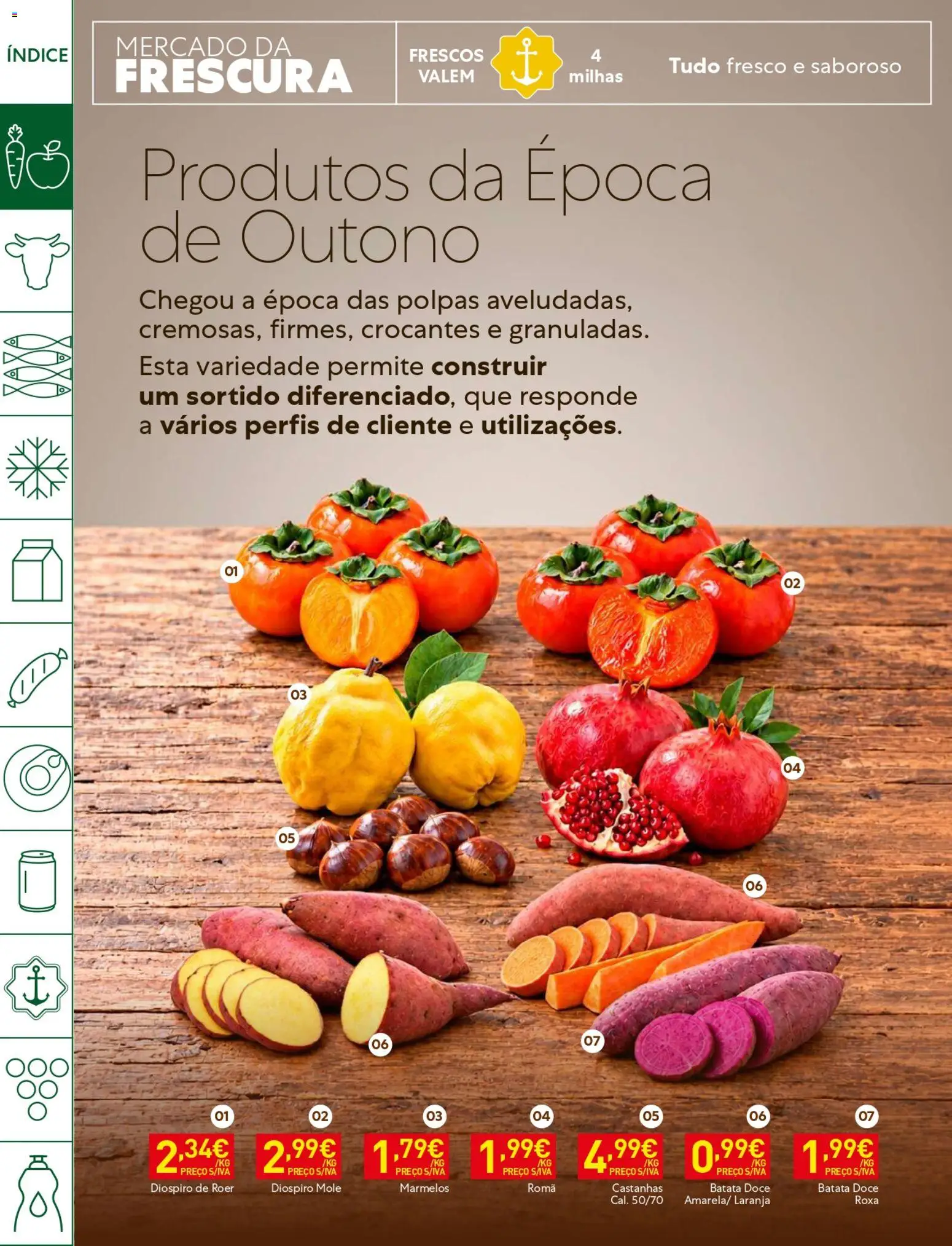 Recheio folheto Horeca │ válido de 20/10/2026 | Página: 2 | Produtos: Batata, Dióspiro, Castanhas