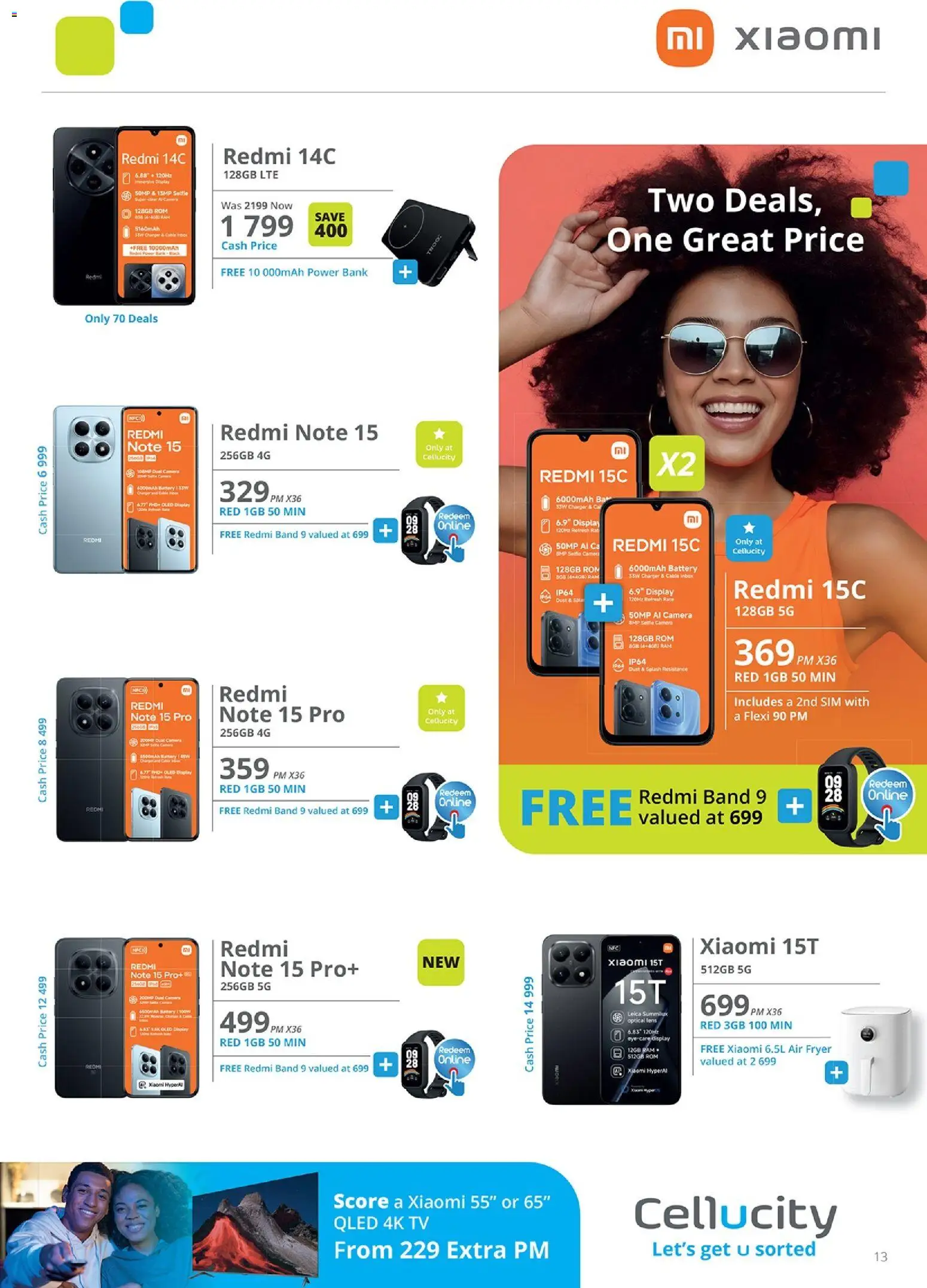 New Cellucity catalogue – valid from 06.03.2026 | Page: 13 | Products: Fryer, Battery, Charger, Air fryer