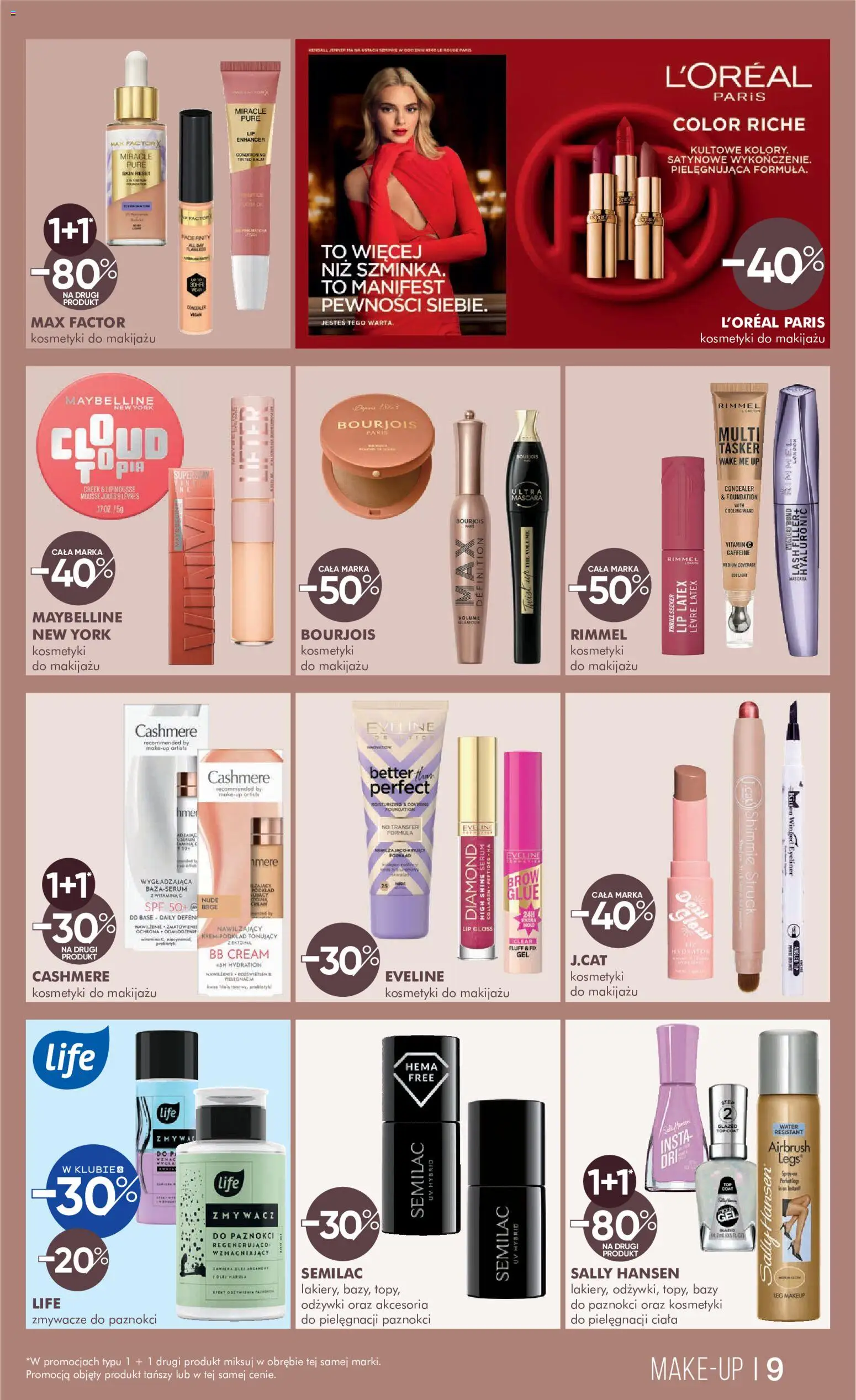 Super-pharm gazetka od 29.07.2026 | Strona: 9 | Produkty: Kosmetyki, Eyeliner, Krem