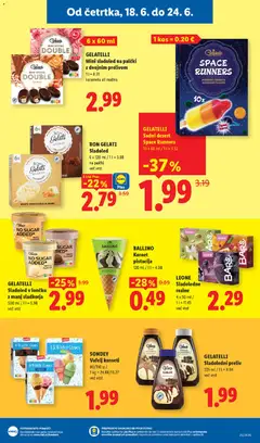 Lidl katalog akcije – veljaven od 18.06.2026 | Stran: 15 | Izdelki: Kos, Kakav, Karamele, Sladoled