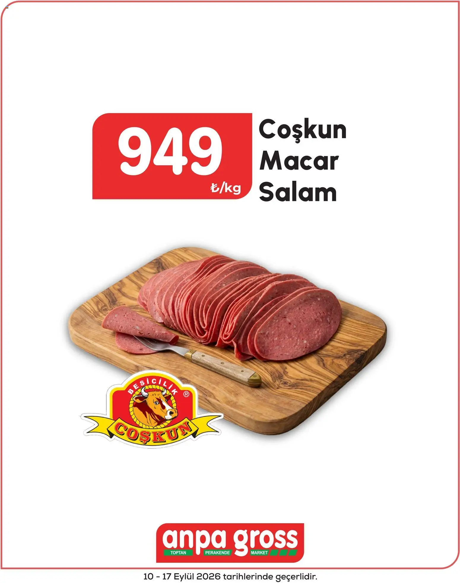 Anpa Gross Katalog - 10 Eylül 2026 tarihinden itibaren geçerlidir | Sayfa: 5 | Ürünler: Salam