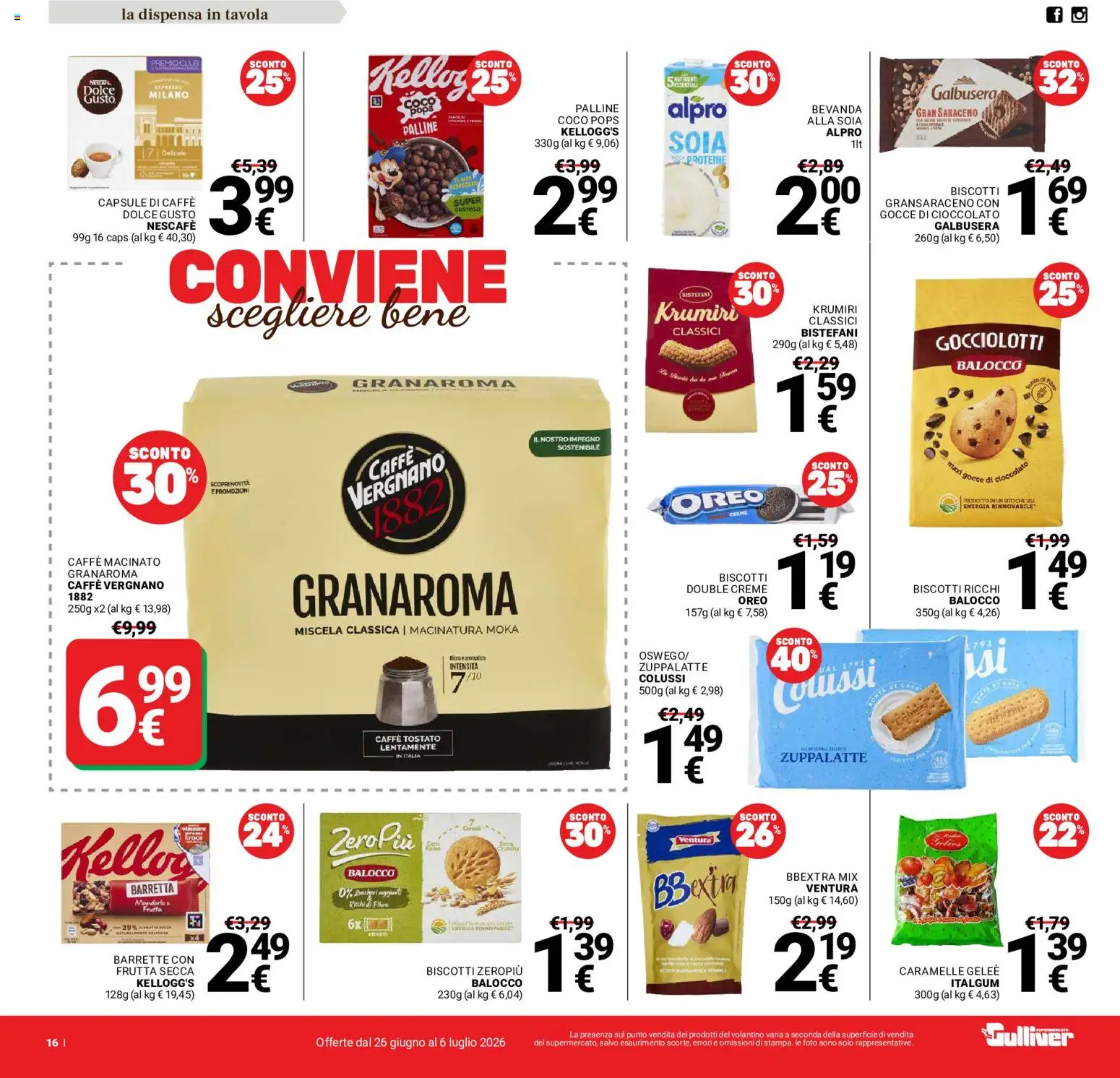 Volantino Gulliver del 26/06/2026 | Pagina: 16