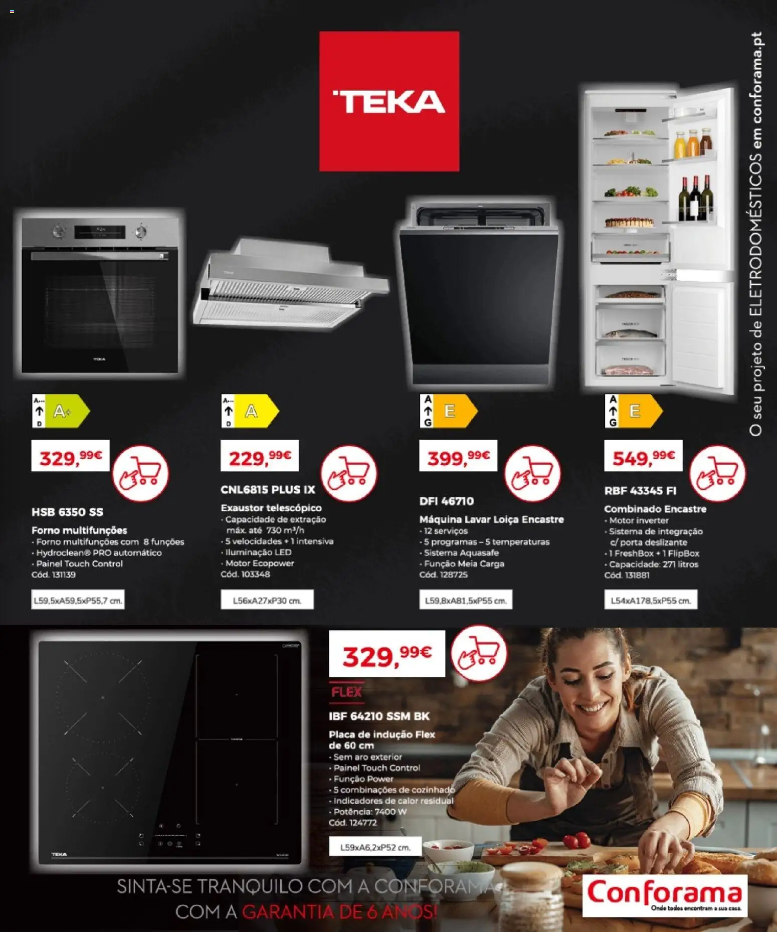 Conforama folheto │ válido de 16.04.2026 | Página: 97 | Produtos: Porta, Forno, Exaustor