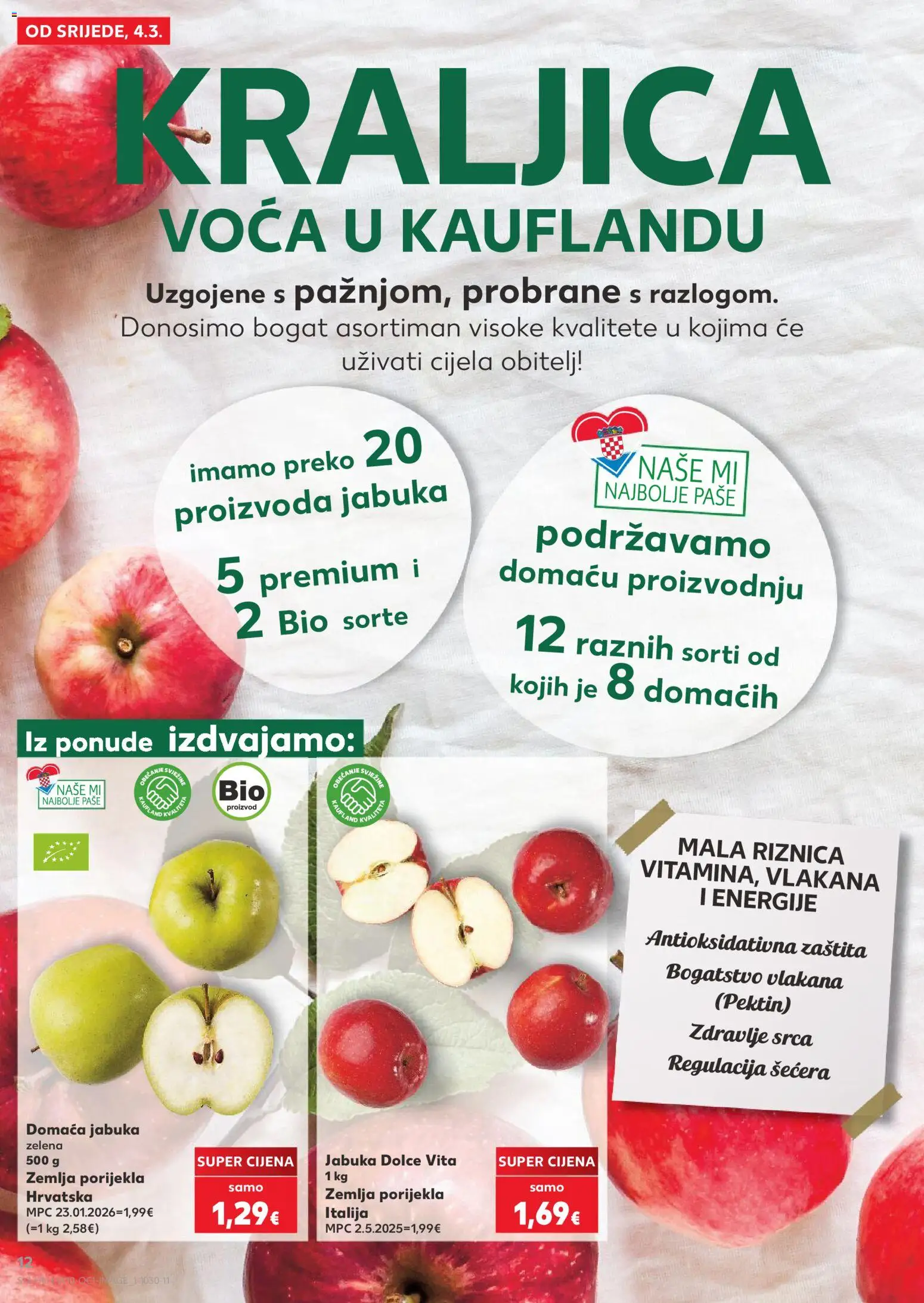 Kaufland HR akciós ujság - amely érvényes a következő dátumtól: 2026.03.04. | Oldal: 12
