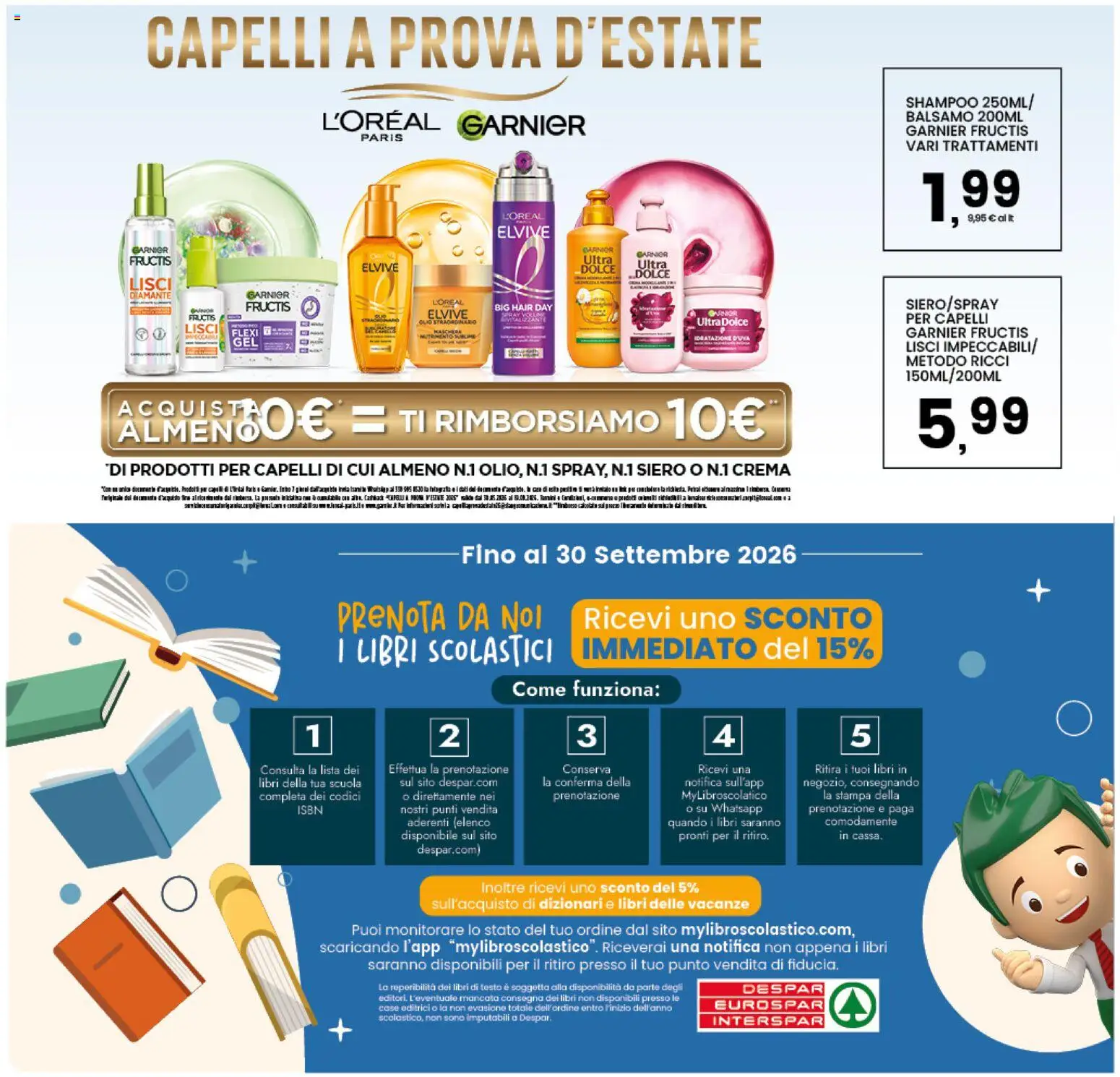 Volantino Interspar del 20/07/2026 | Pagina: 31 | Prodotti: Shampoo, Crema, Monitorare, Stampa