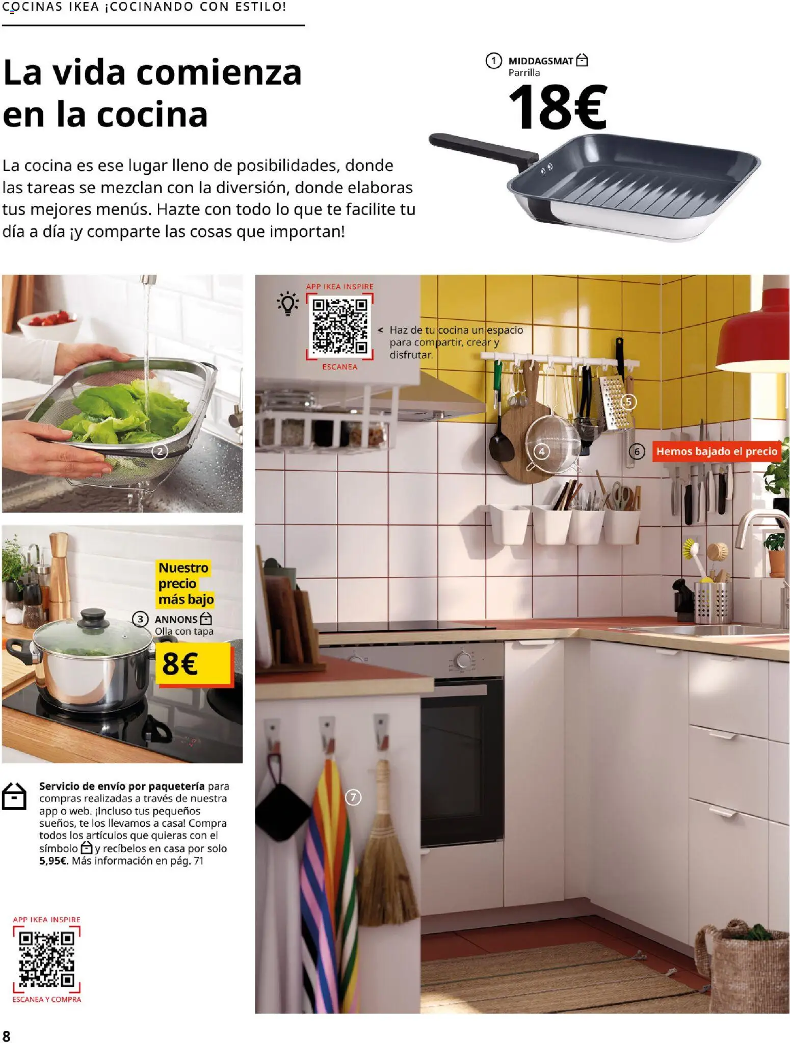 Catálogo IKEA Accesorios y decoración │ válido desde el 01/02/2026 | Página: 8 | Productos: Té, Cocina, Parrilla
