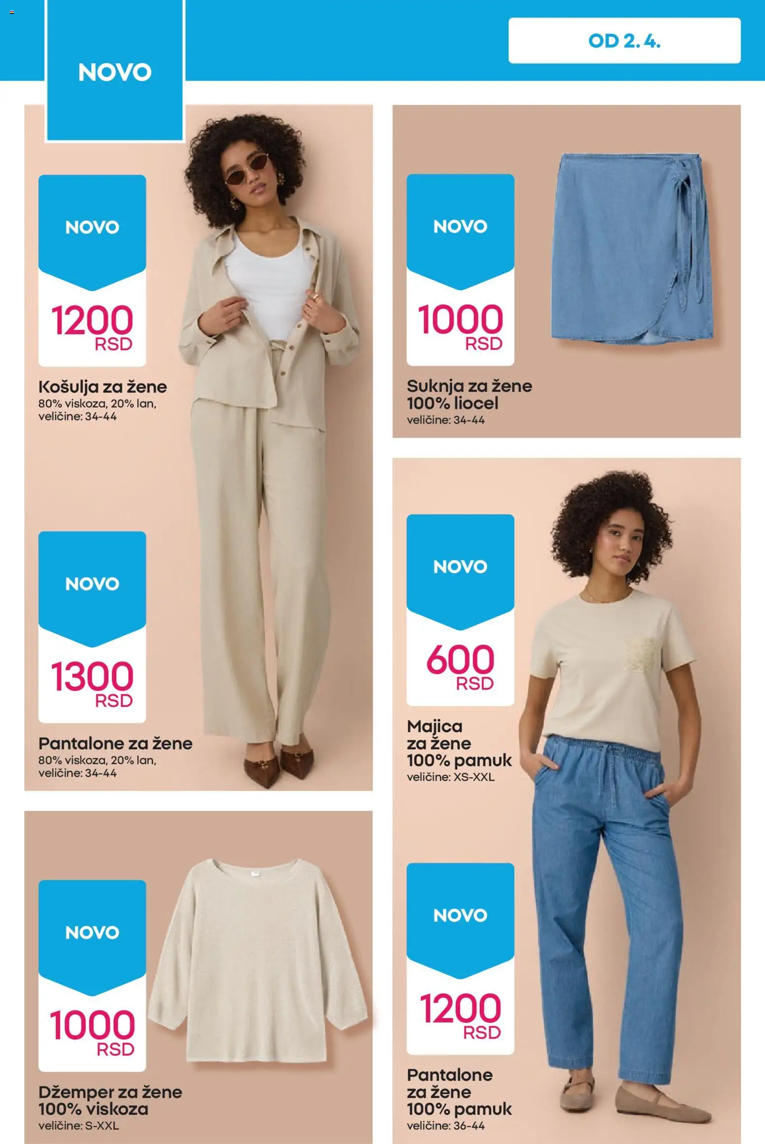 Pepco katalog - važi od 09.04.2026 | Strana: 10 | Proizvode: Suknja, Košulja, Džemper, Pantalone