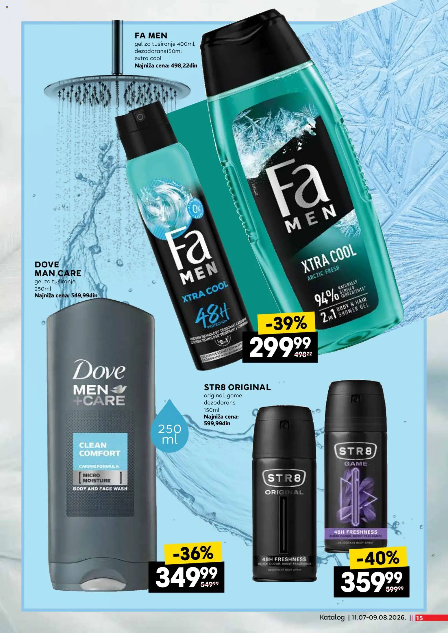 Roda katalog - važi od 11.07.2026 | Strana: 15 | Proizvode: Gel za tuširanje, Dove, Dezodorans