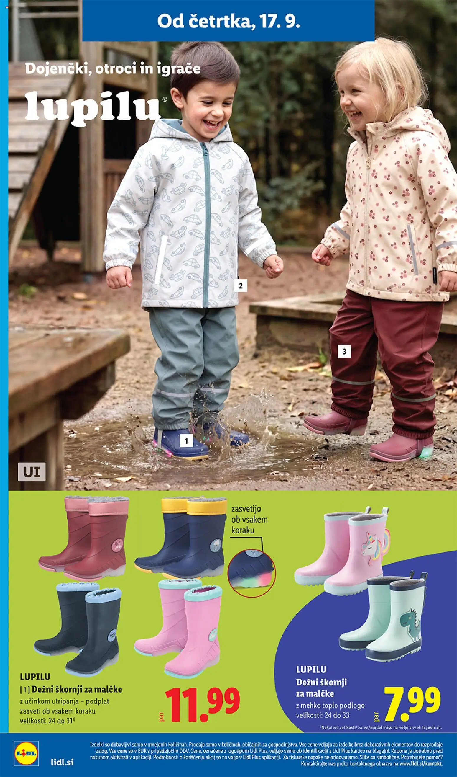 Novi Lidl katalog ponudbe – veljaven od 17.09.2026 | Stran: 32 | Izdelki: Škornji