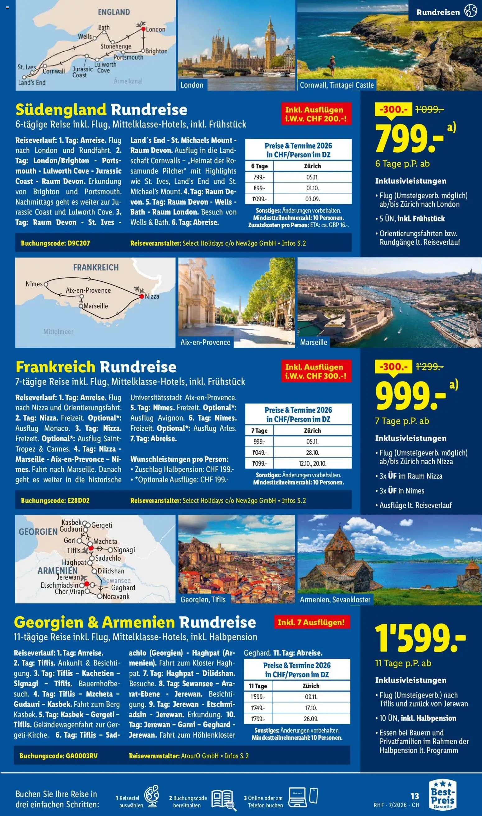 Lidl aktionen Reise-Highlights – gültig ab 01.07.2026 | Seite: 13 | Produkte: Telefon