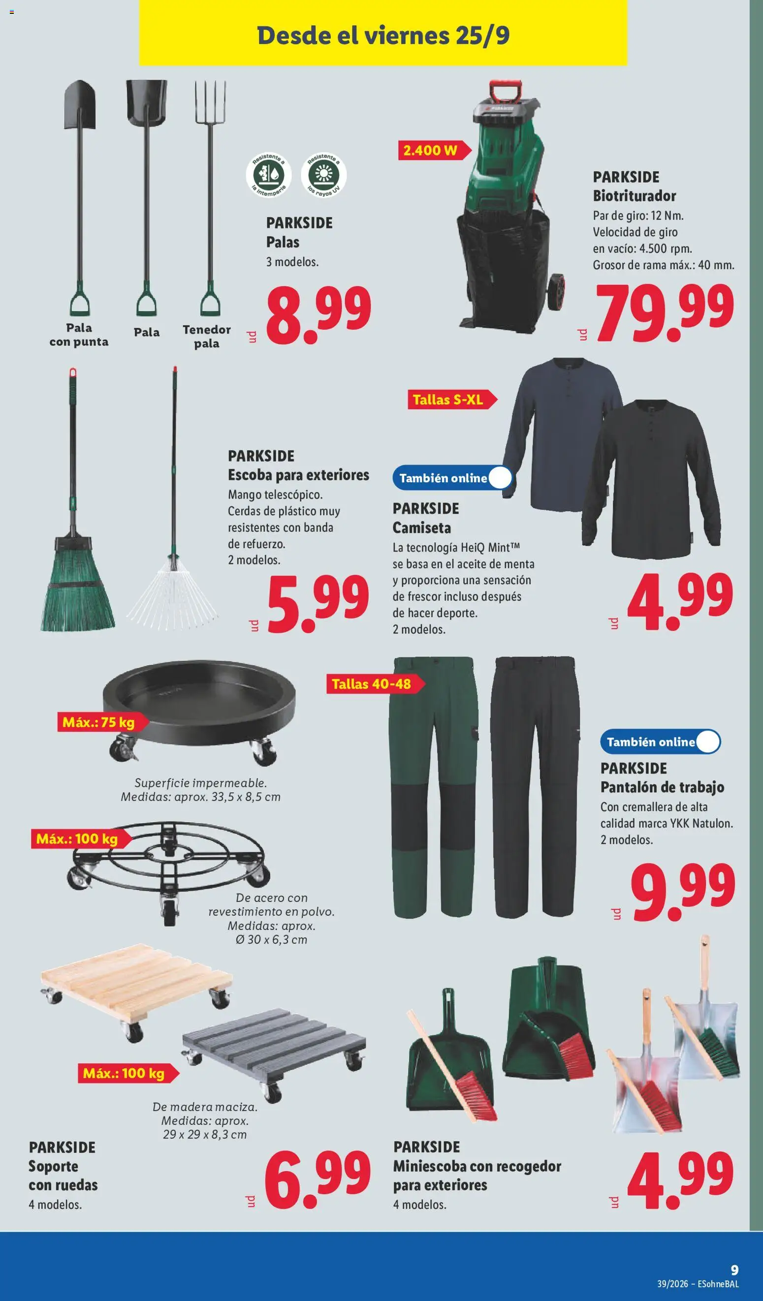 Lidl folleto de bazar │ válido desde el 21/09/2026 | Página: 13