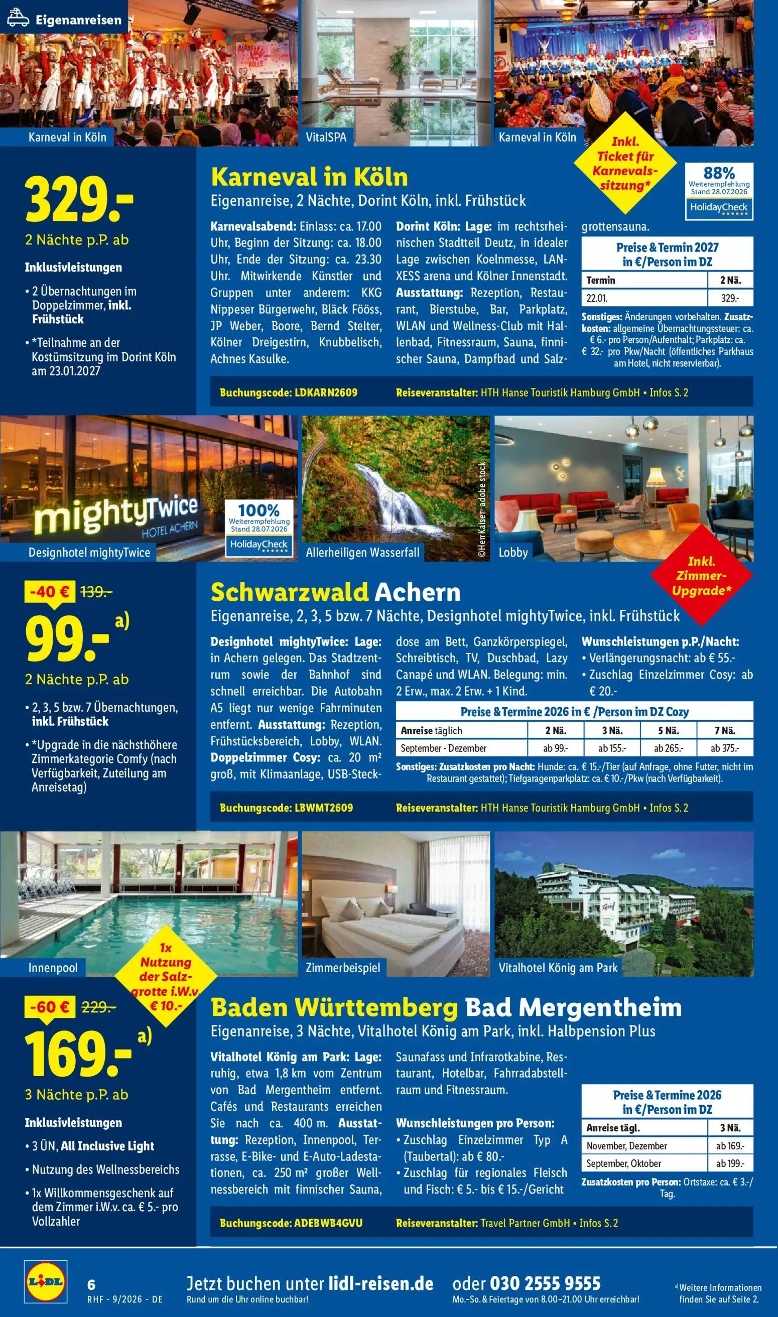 Lidl Reisen Prospekt – gültig ab 29.08.2026 | Seite: 6 | Produkte: Fisch, Salz, Fleisch, Uhr