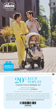 Baby center katalog akcije – veljaven od 08.07.2026 | Stran: 59 | Izdelki: Voziček