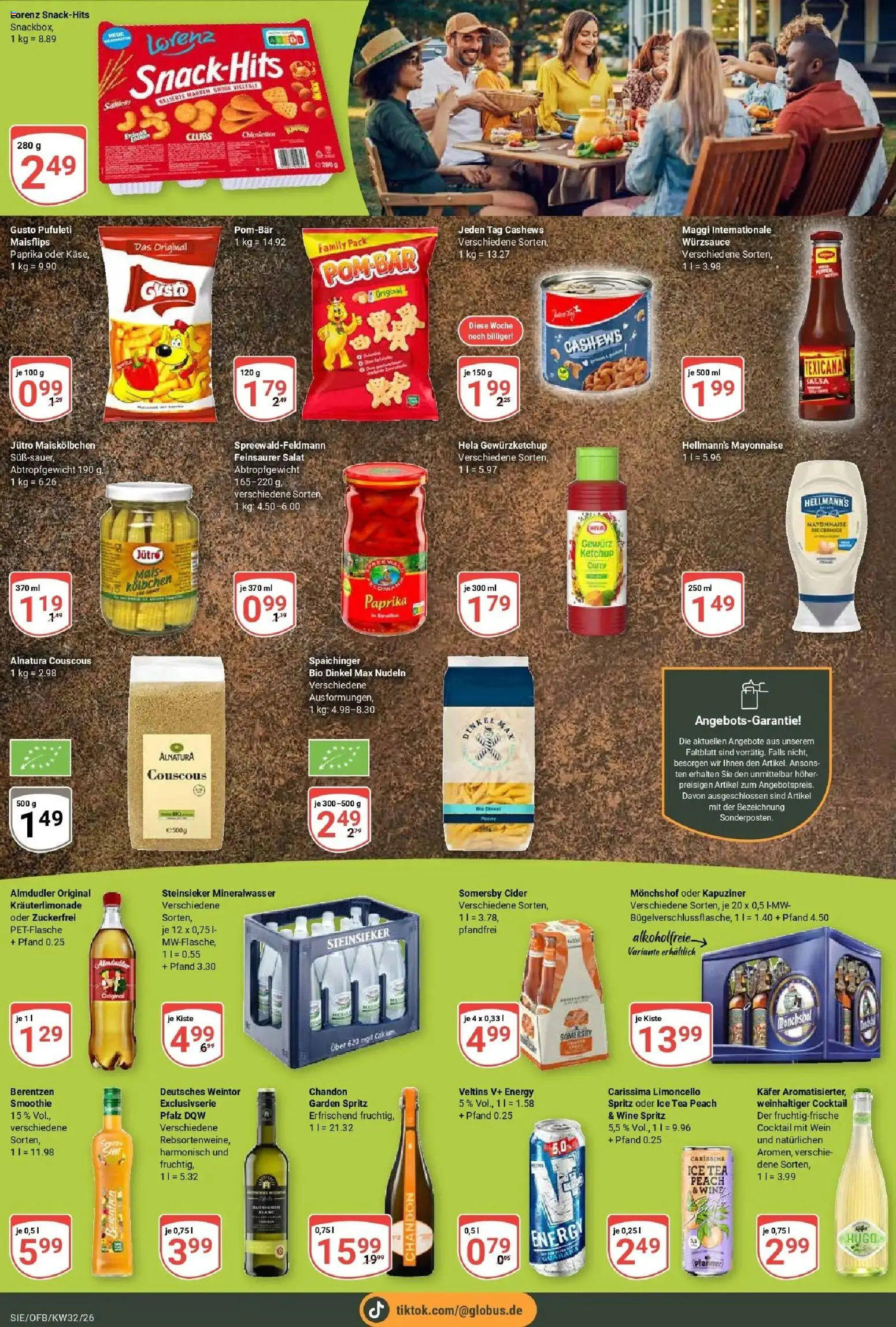 Globus Prospekt Siegen (ab 03.08.2026) » Angebote online | Seite: 25 | Produkte: Maggi, Paprika, Ketchup, Veltins