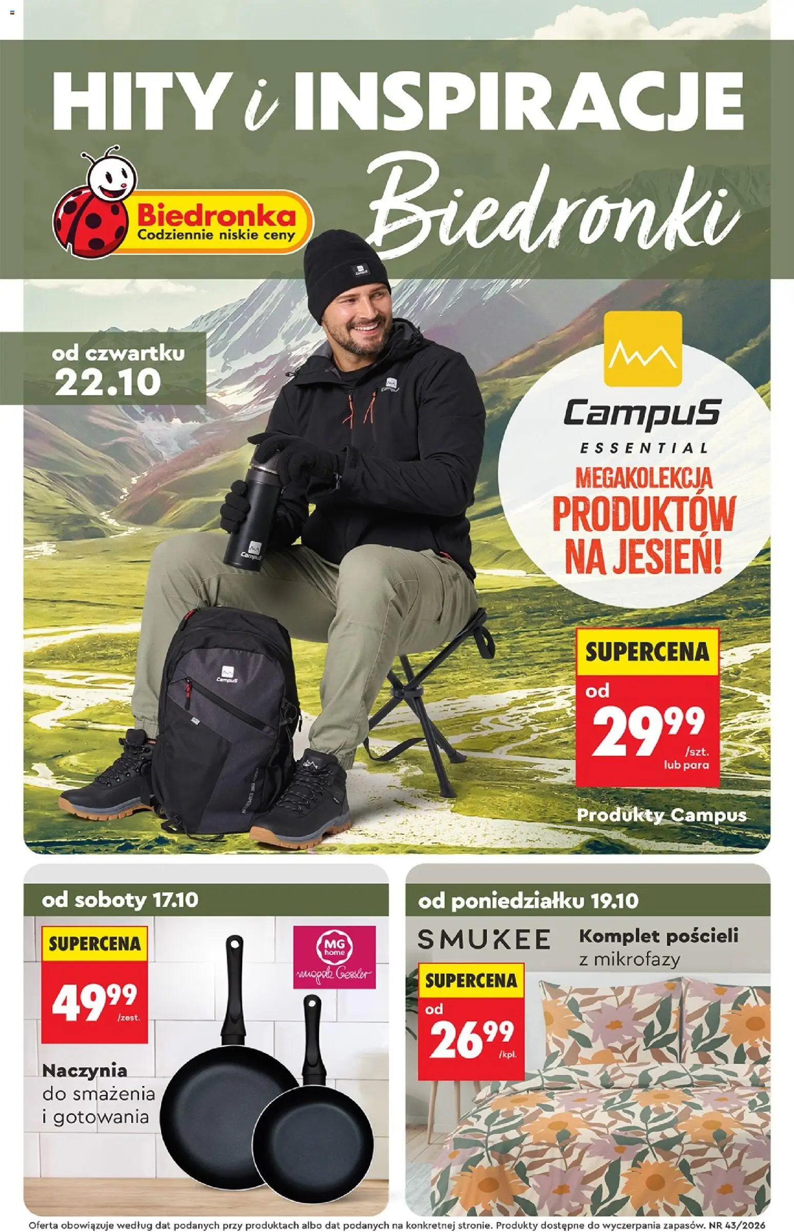 Biedronka Polsko leták - Hity i inspiracje od 17.10.2026 | Strana: 1
