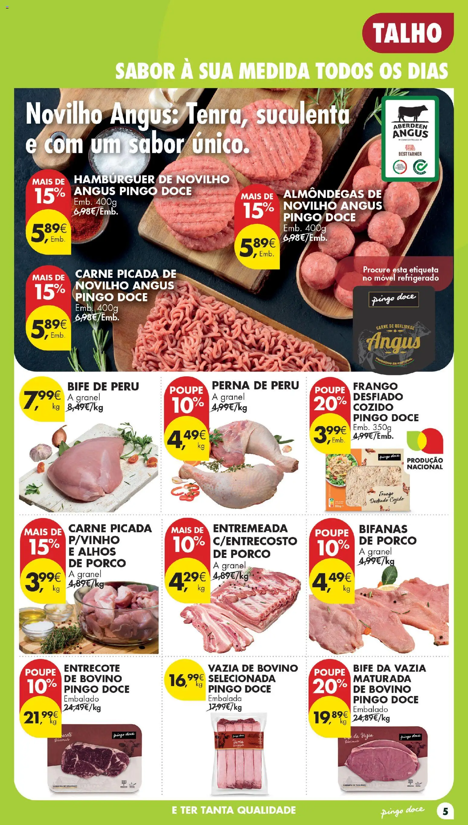 Pingo Doce Poupe Esta Semana Madeira │ válido de 29/09/2026 | Página: 5 | Produtos: Alhos, Entremeada, Frango desfiado, Carne picada