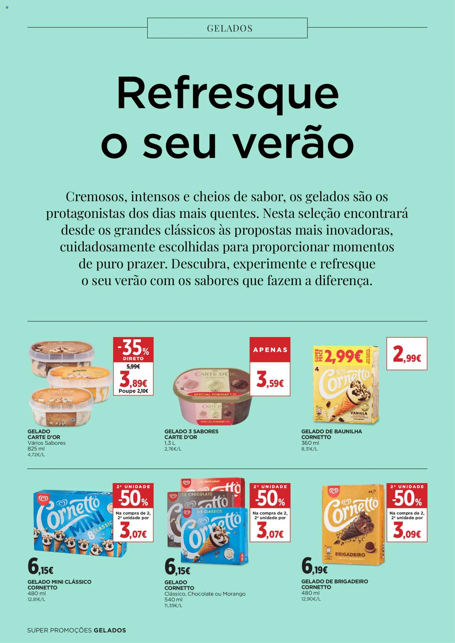 El Corte Ingles folheto │ válido de 10/07/2026 | Página: 2 | Produtos: Leite condensado, Gelado, Leite, Chocolate