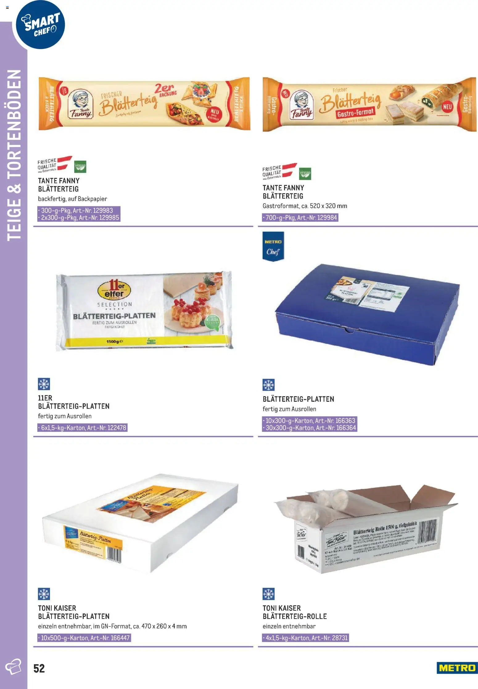 Metro angebote Smart Chef - Dessert gültig ab 01.01.2026 | Seite: 52