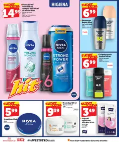 Pogląd oferty "Topaz gazetka" - ważna od 06.08.2026 | Strona: 38 | Produkty: Prysznic, Szampon, Żel pod prysznic, Krem