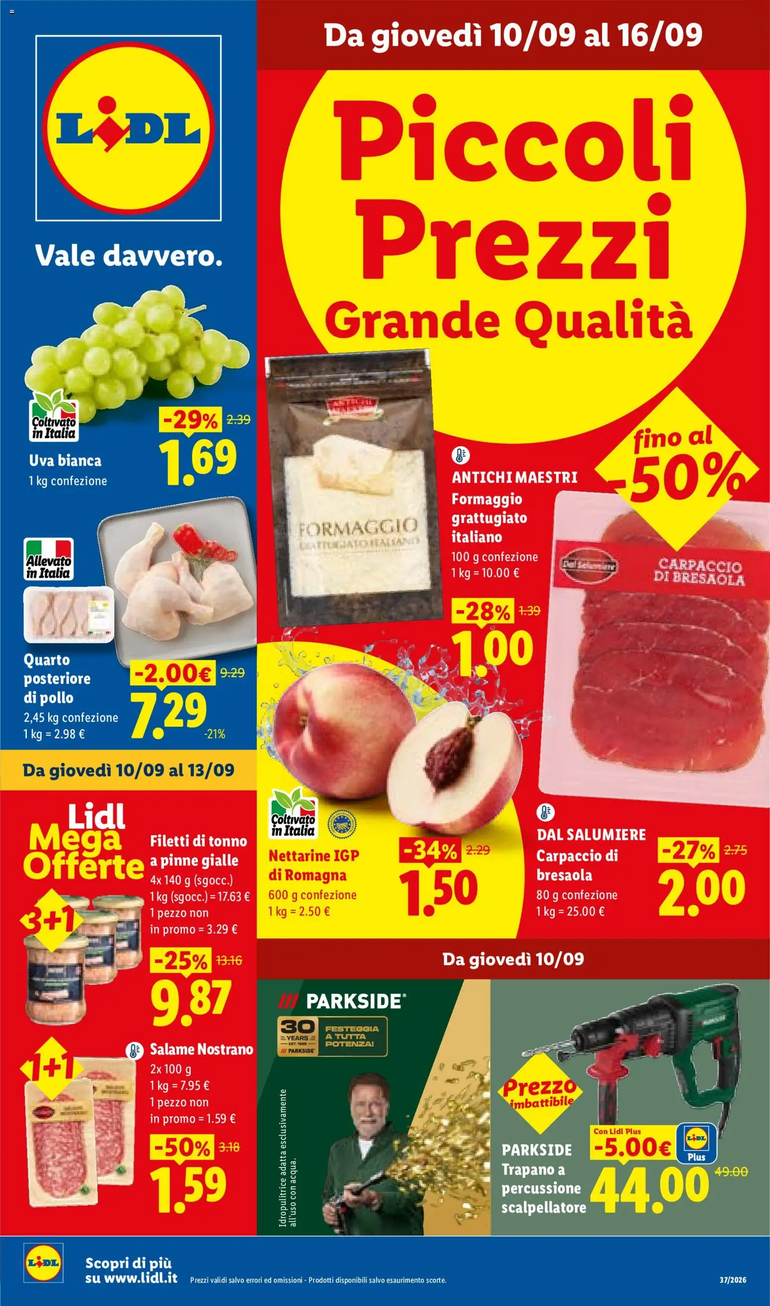 Volantino Lidl del 10/09/2026 | Pagina: 1