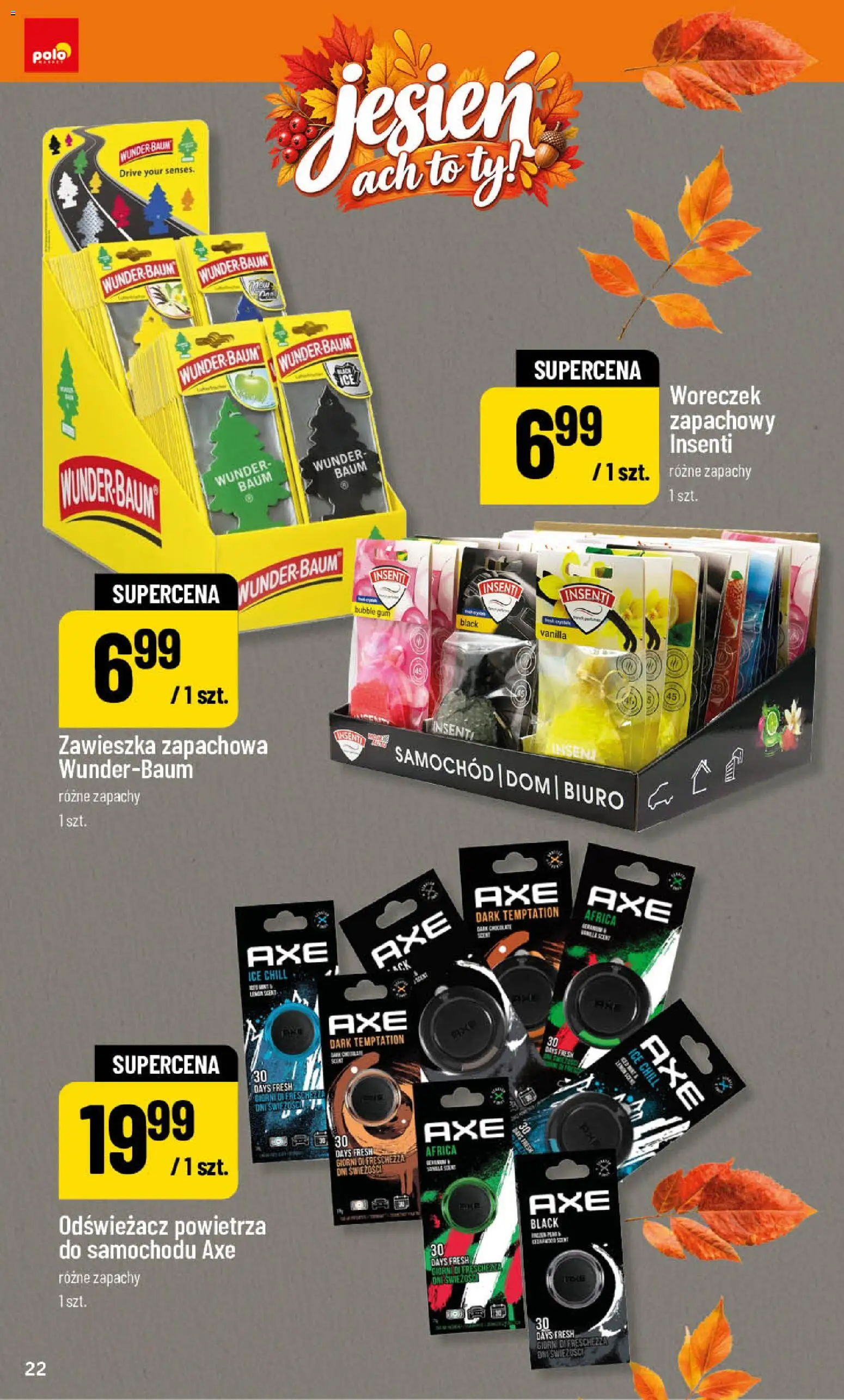 POLOmarket katalog - Jesień od 25.09.2026 | Strona: 22 | Produkty: Odświeżacz, Odświeżacz powietrza