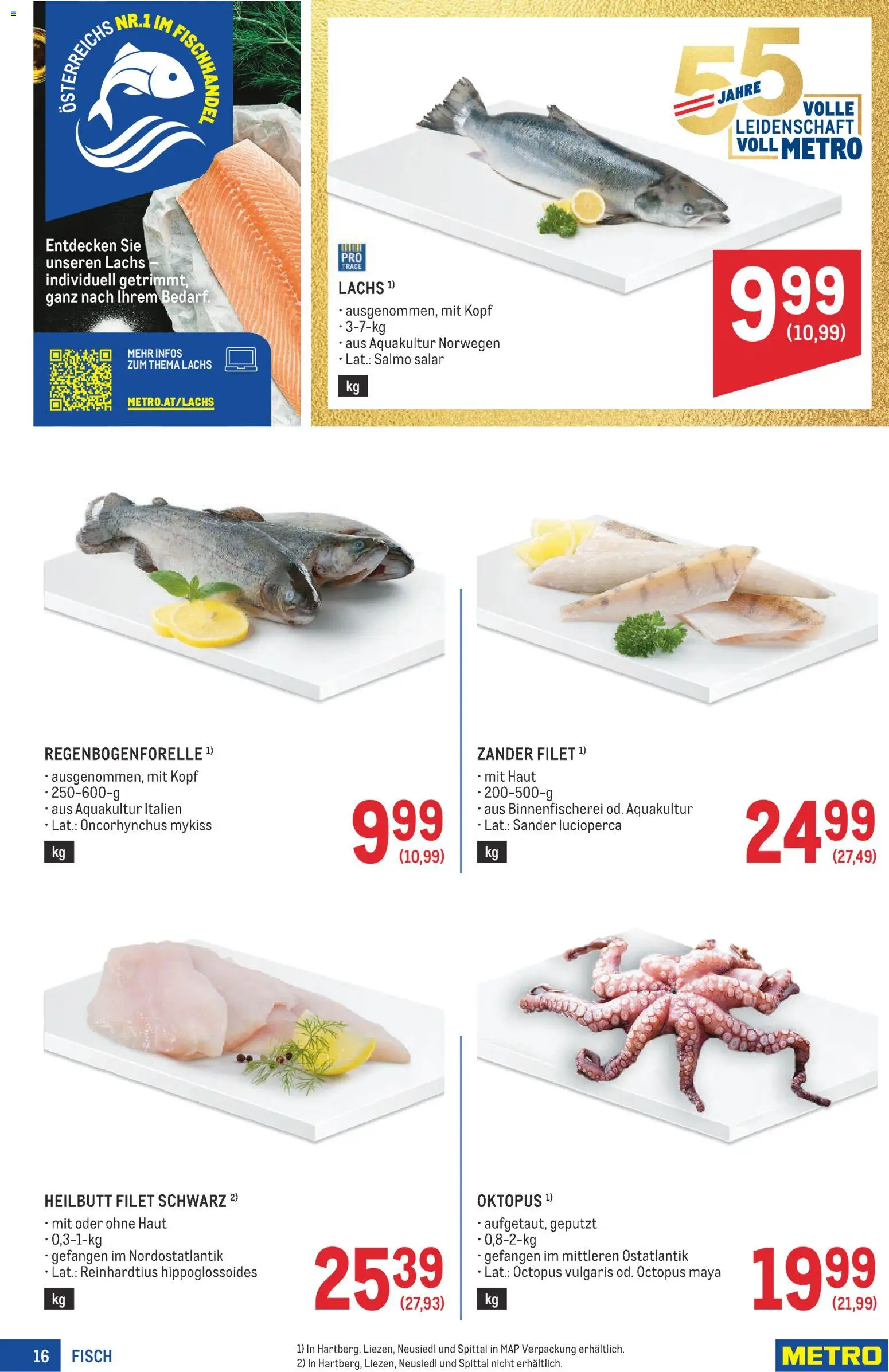 Metro angebote Profi gültig ab 01.10.2026 | Seite: 16 | Produkte: Fisch