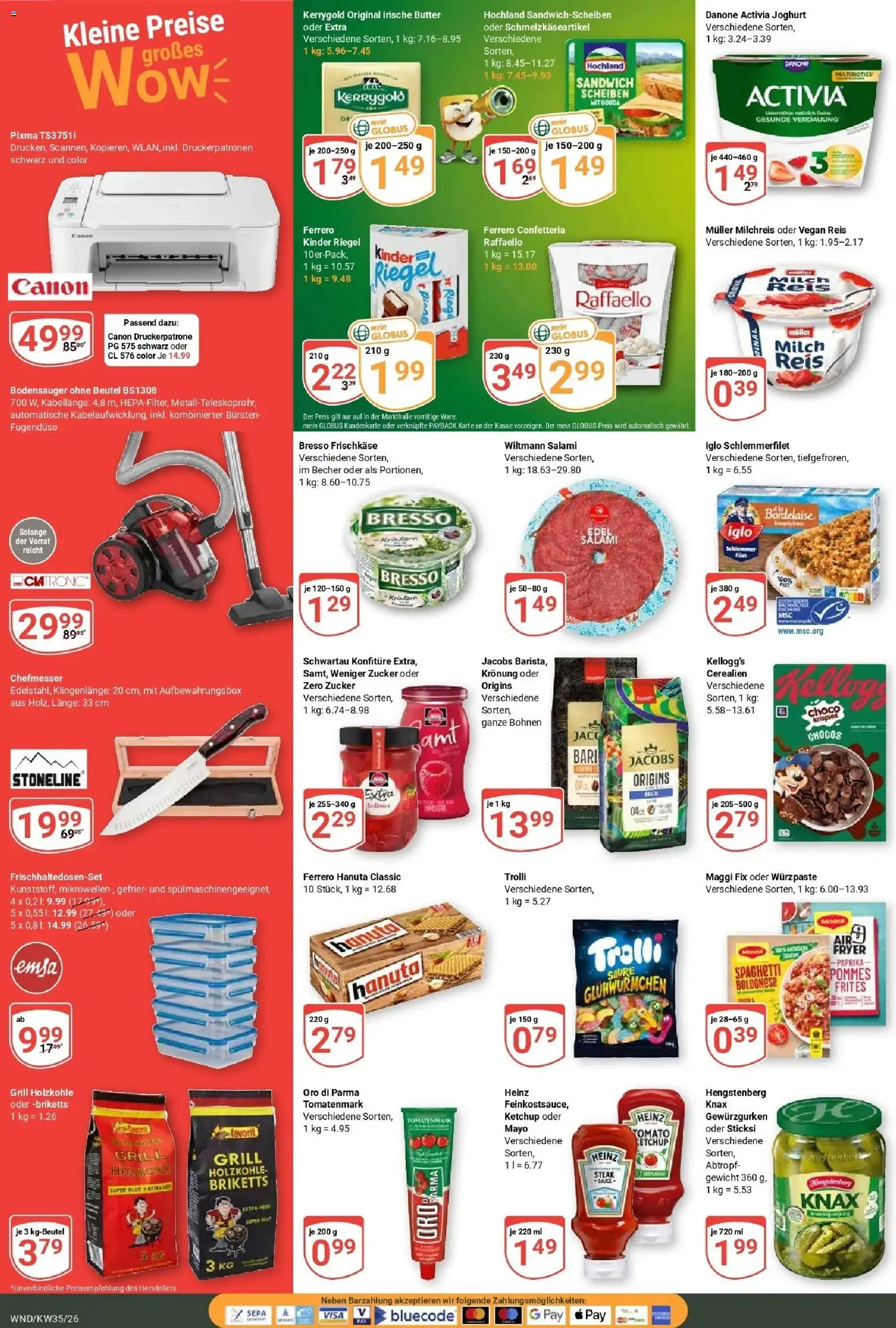 Globus Prospekt St. Wendel (ab 24.08.2026) » Angebote online | Seite: 4 | Produkte: Grill, Butter, Kellogg's, Paprika