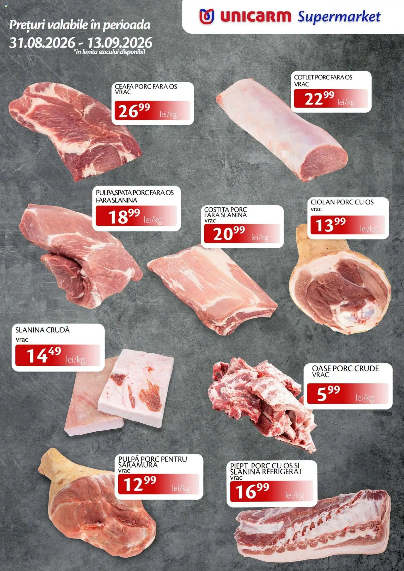 Noul catalog Unicarm – valabil de la 31.08.2026 | Pagină: 1