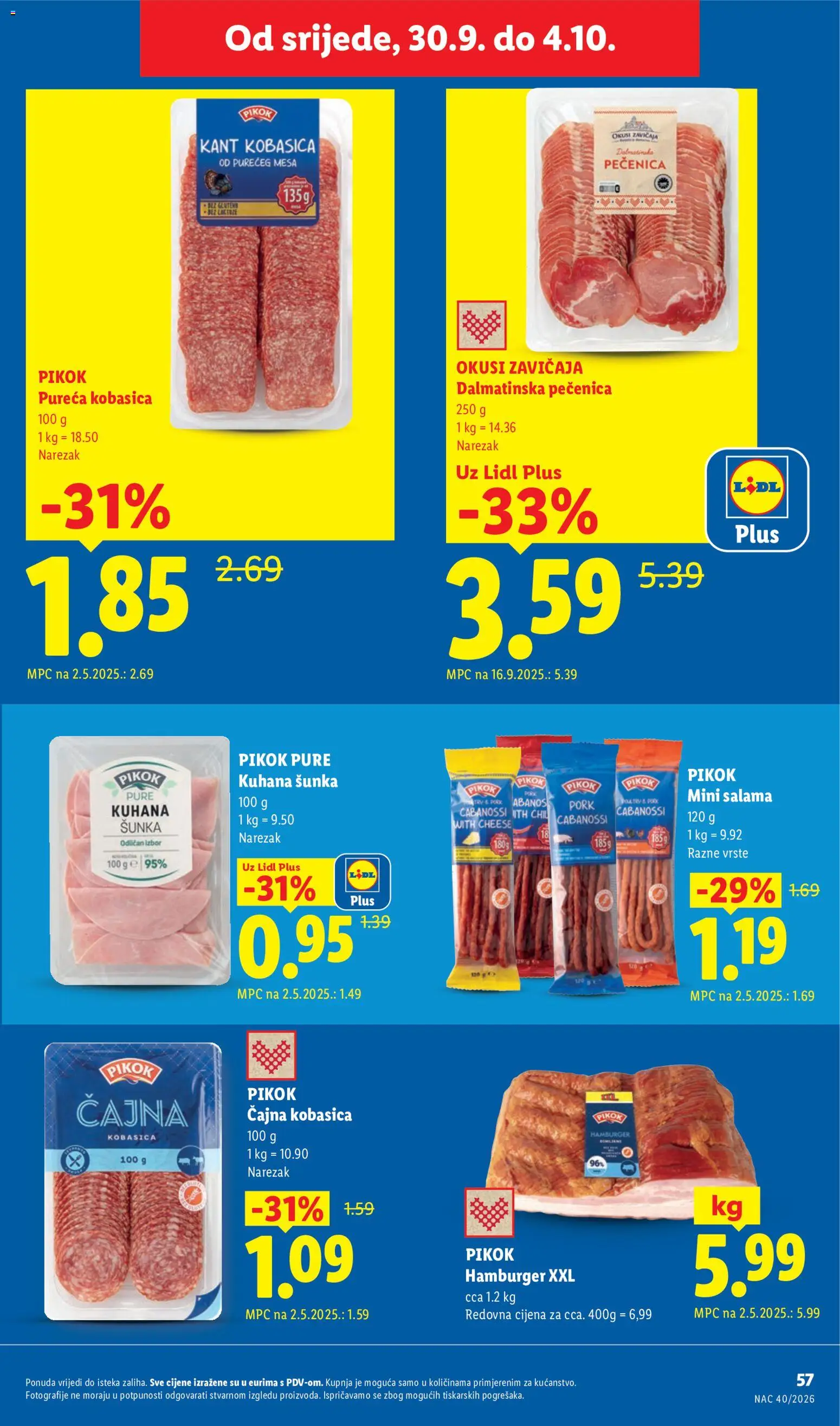 Lidl katalog | vrijedi od 28.09.2026 | Stranica: 57
