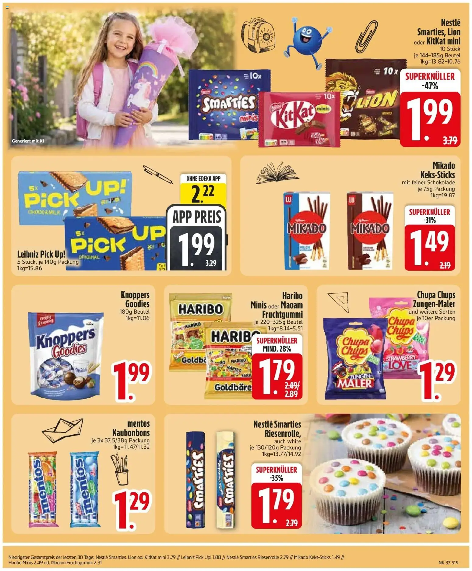 Edeka Prospekt Erdweg (ab 07.09.2026) » Angebote Online | Seite: 21 | Produkte: Haribo, Schokolade, Smarties, Knoppers