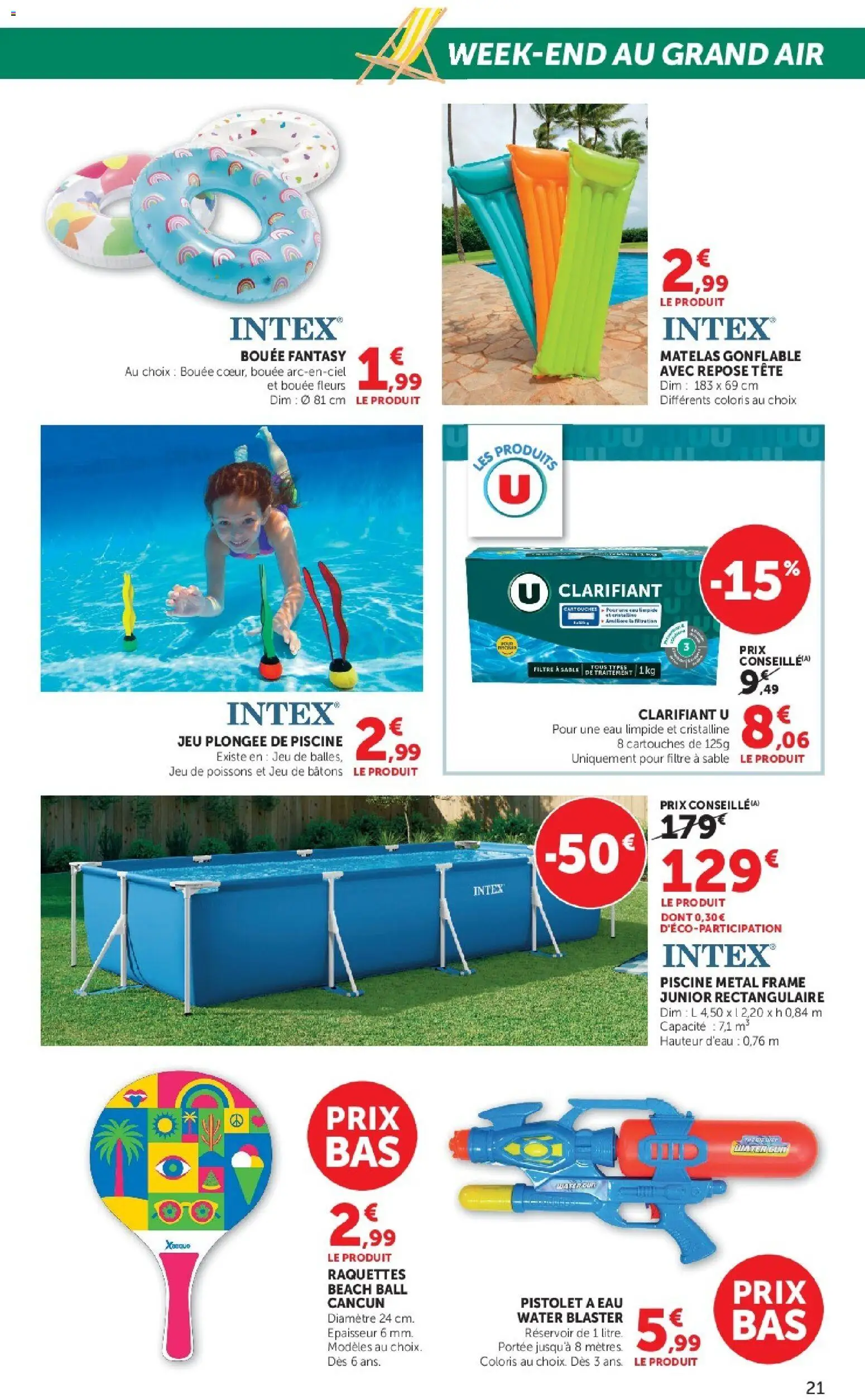 {H1} | Page: 21 | Produits: Filtre, Matelas gonflable, Bouée, Matelas