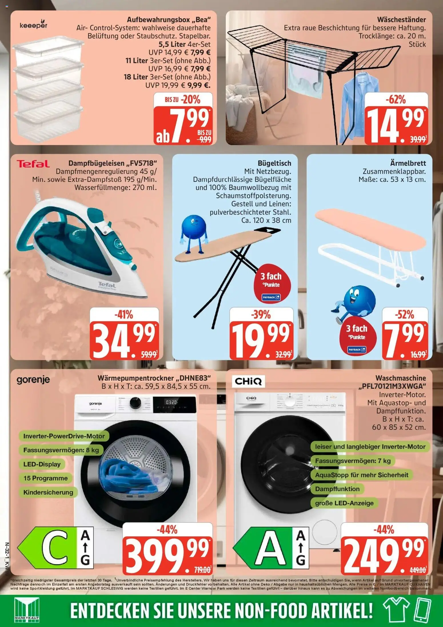 Marktkauf Prospekt Schleswig	 – gültig ab 04.05.2026 | Seite: 36 | Produkte: Gorenje, Waschmaschine, Waschestander