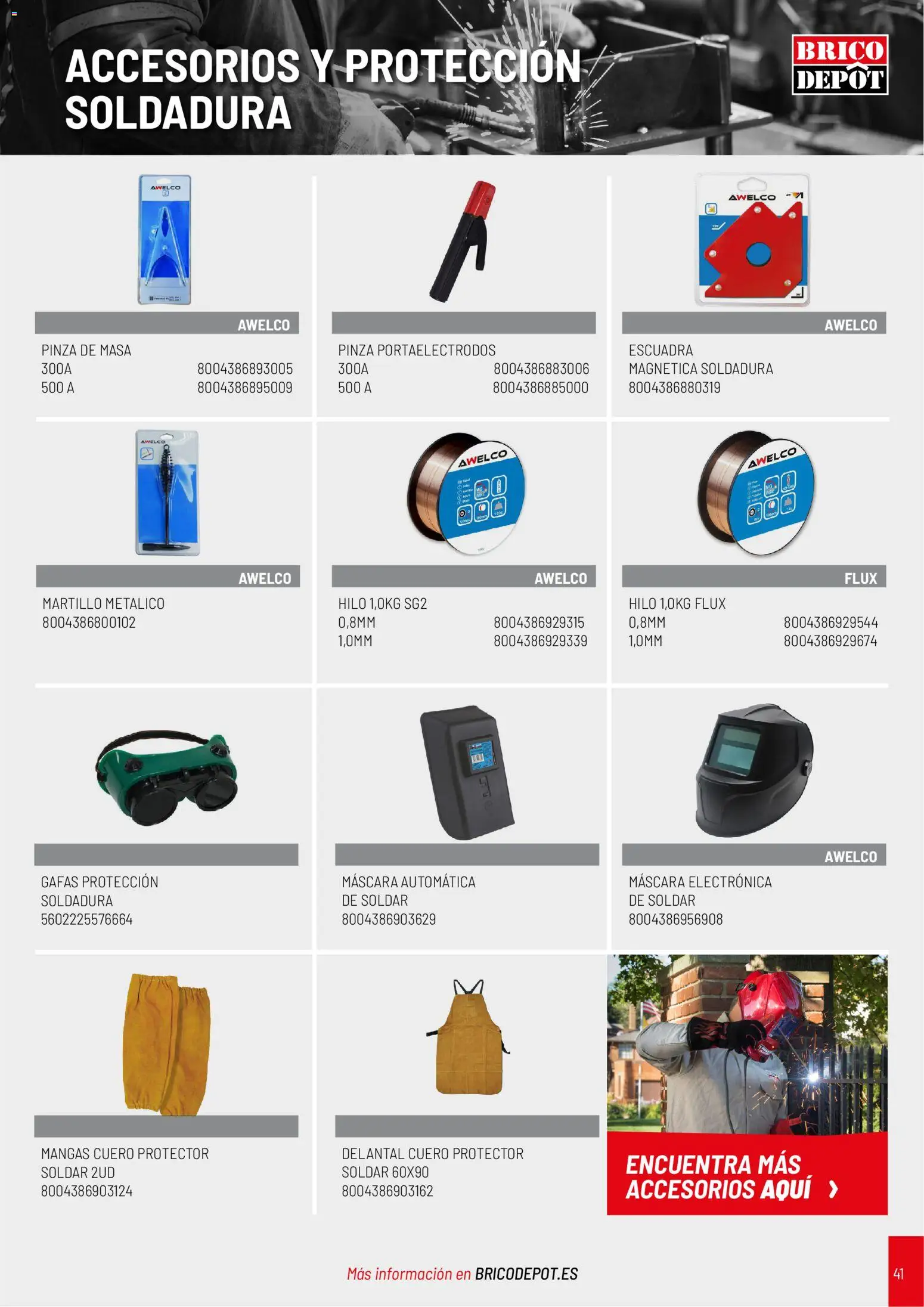 Brico Depôt Catalogo de Herramientas │ válido desde el 07/10/2026 | Página: 41 | Productos: Máscara, Masa, Gafas