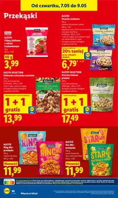 Pogląd oferty "ALESTO SELECTION Orzechy laskowe prażone, Orzechy laskowe prażone 200 g" - ważna od 07.05.2026 | Strona: 94