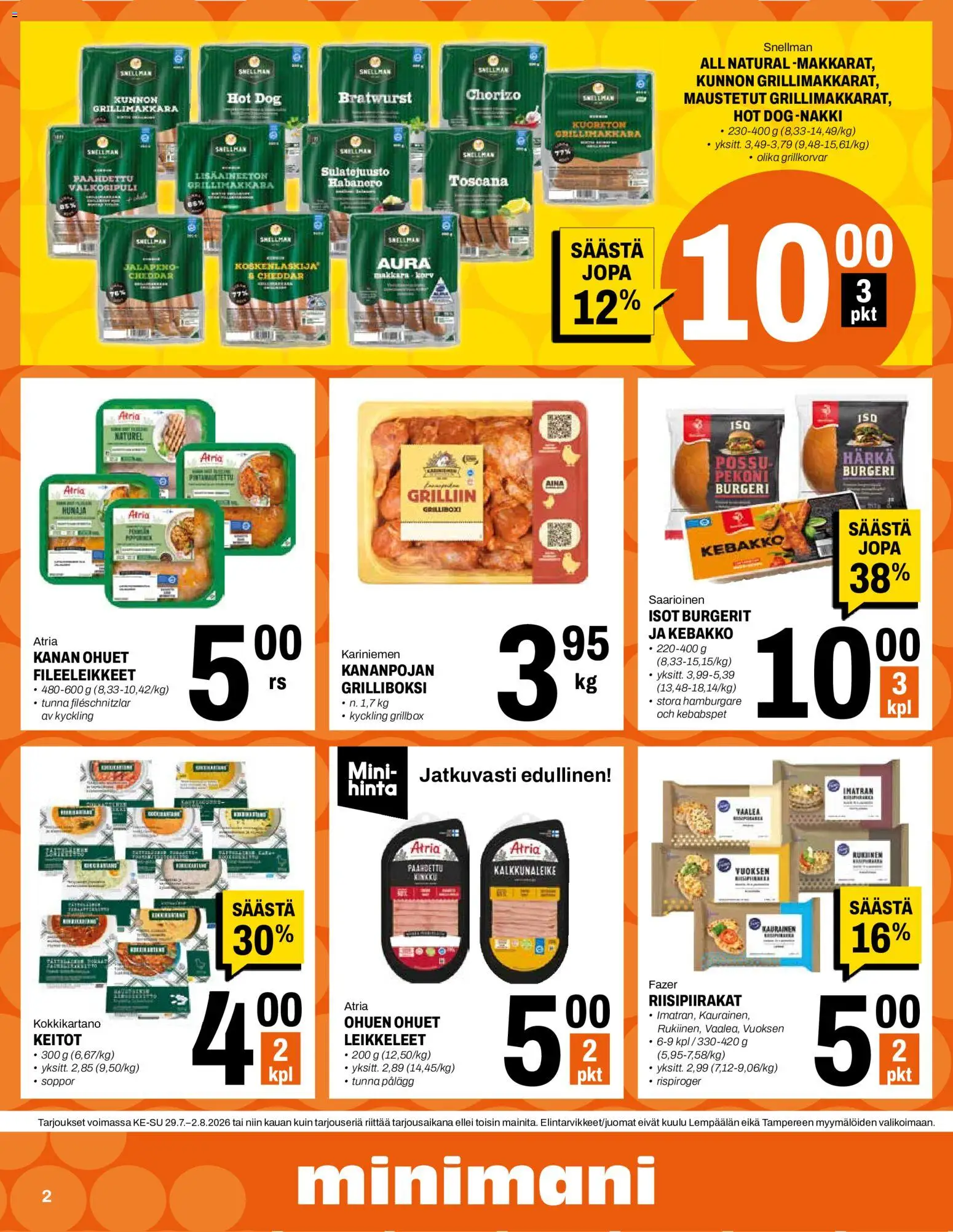 Minimani tarjoukset – voimassa 29/07/2026 alkaen | Sivu: 2