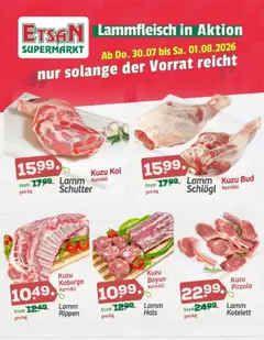 ETSAN Lammfleisch in Aktion ab 30.07.2026 gültig